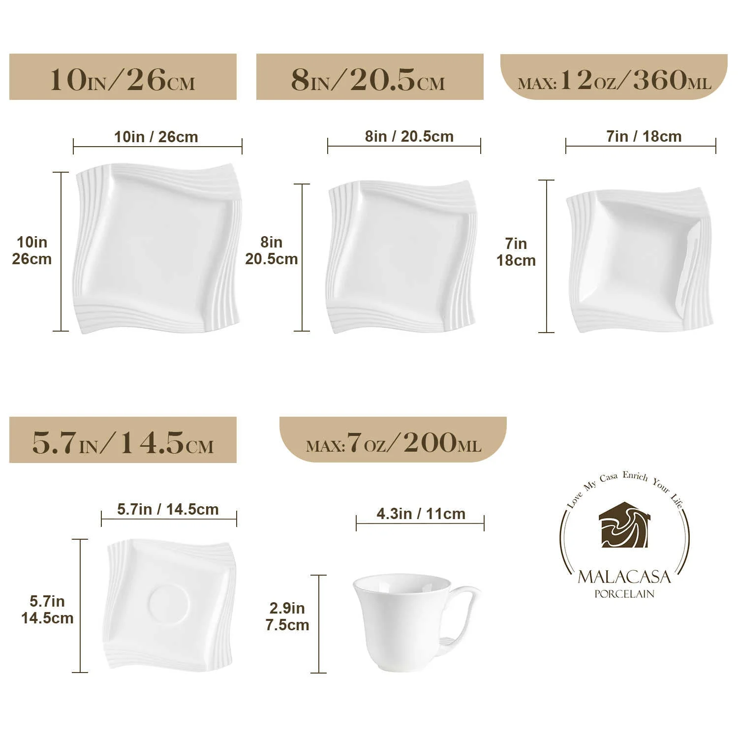 Amparo 30 Piece Dinnerware Set - Image 7