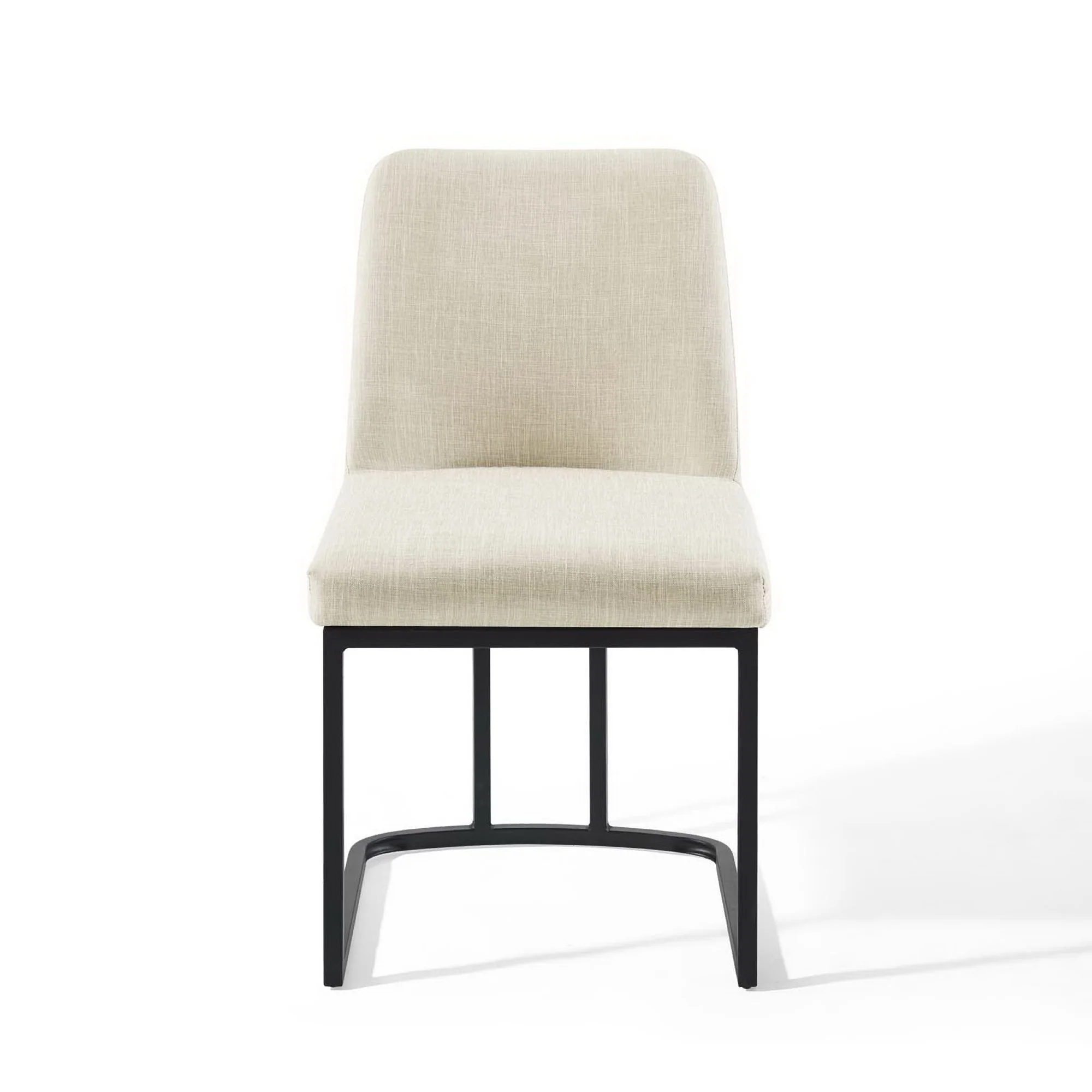 Amplify Sled Base Upholstered Fabric Dining Side Chair by Modway - Image 8