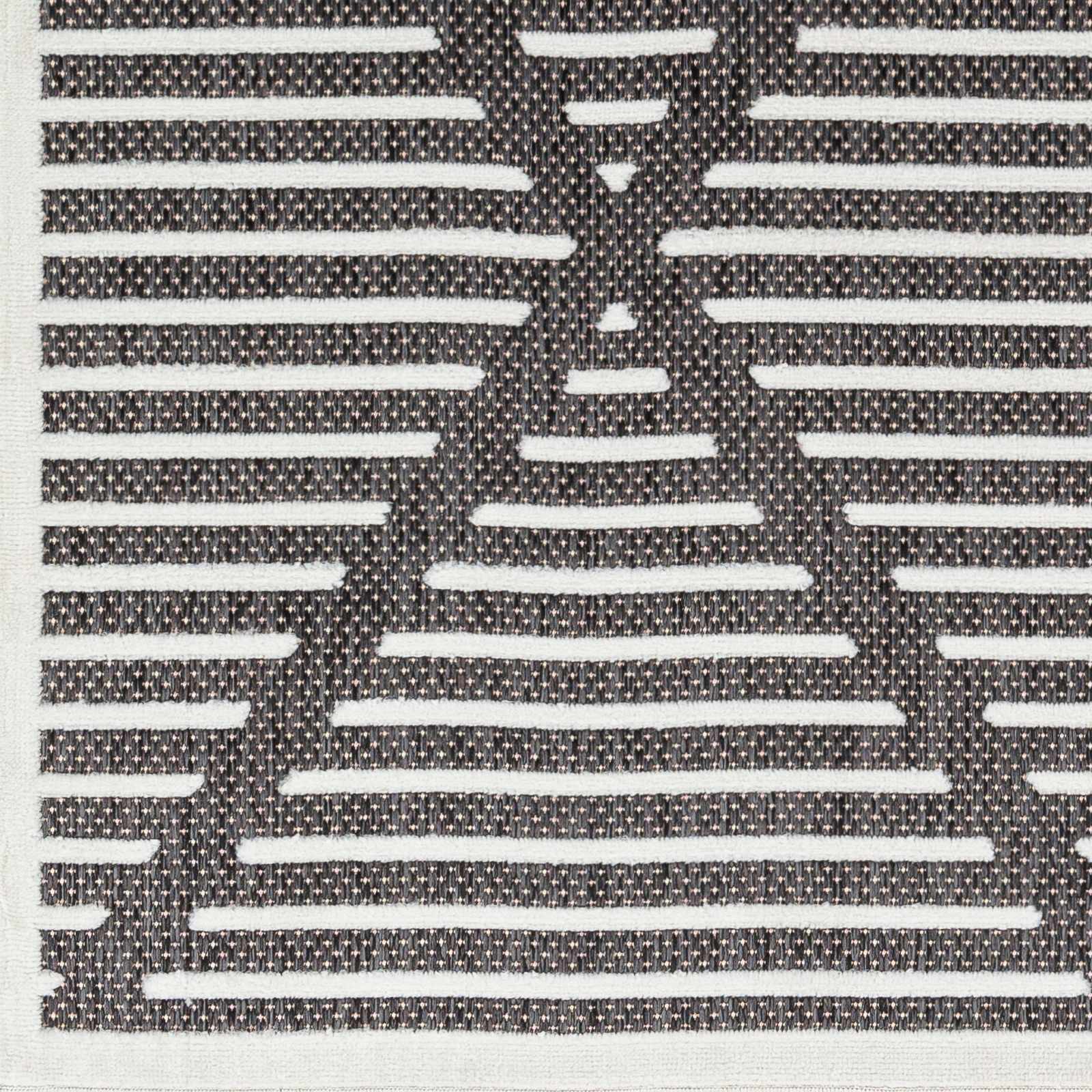 Anah 3D Black Outdoor Rug - Image 9