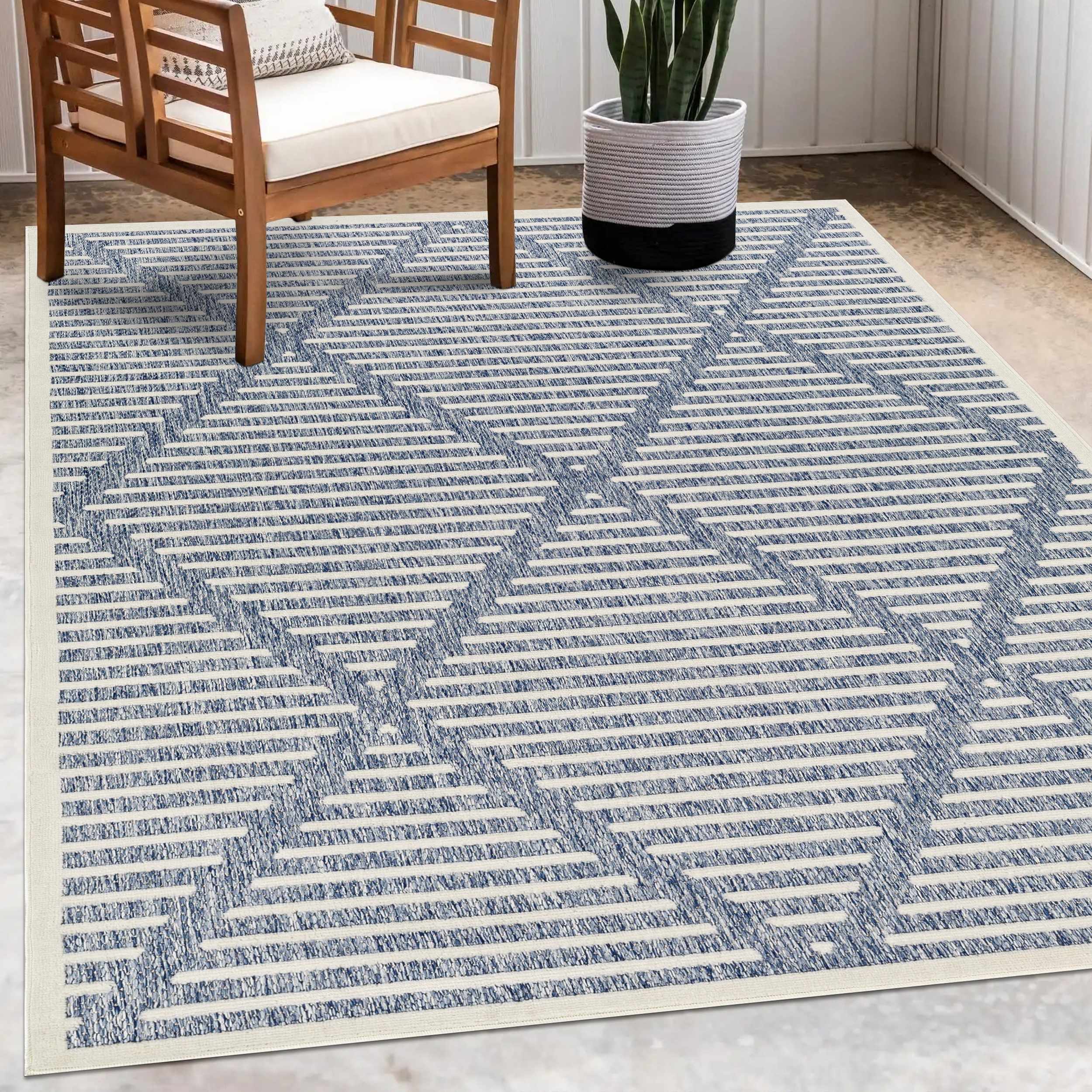 Anah Blue Outdoor Rug - Image 17