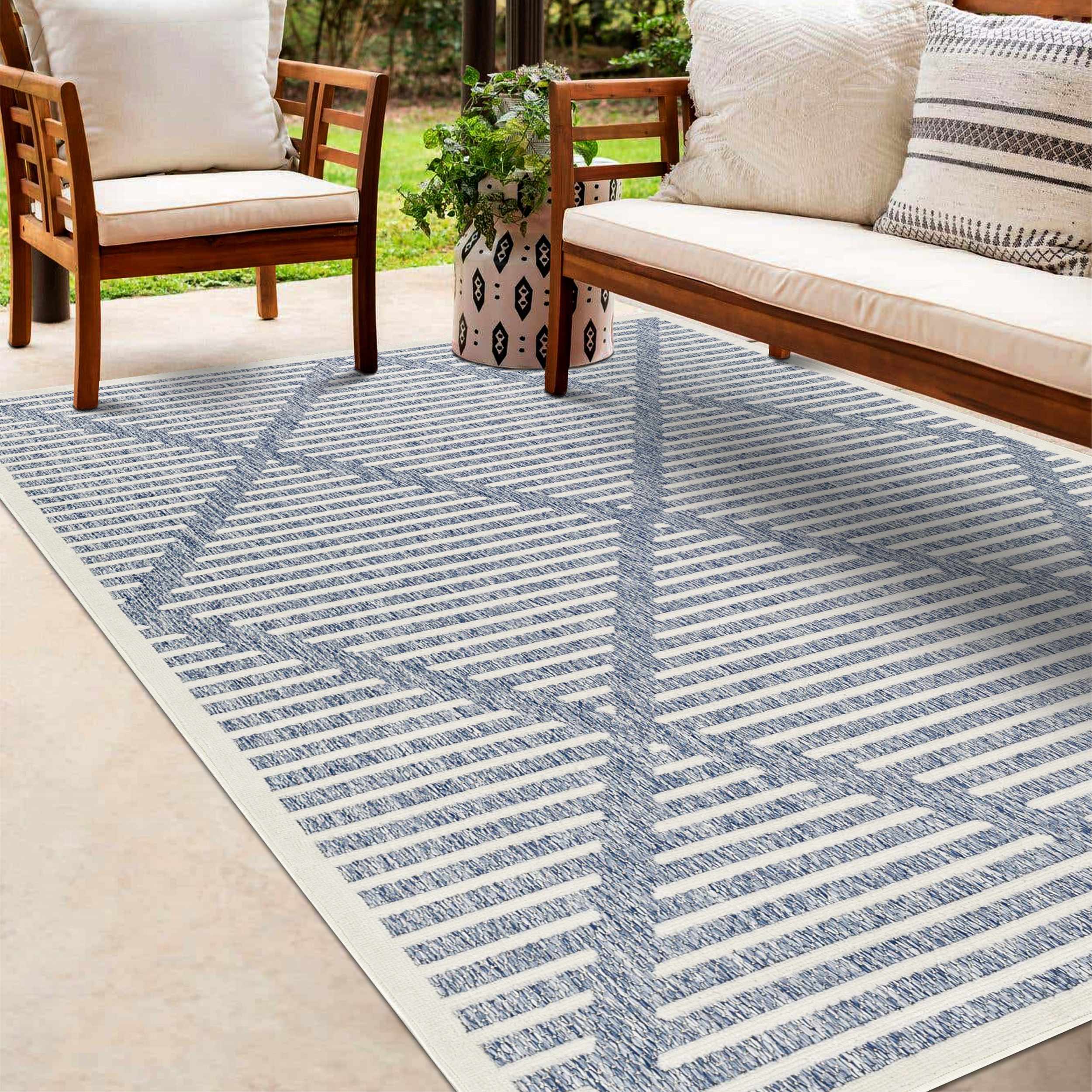 Anah Blue Outdoor Rug - Image 2