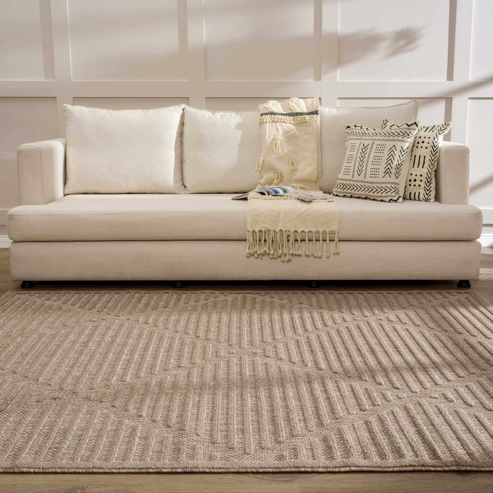 Anah Tan Outdoor Rug - Clearance - Image 3