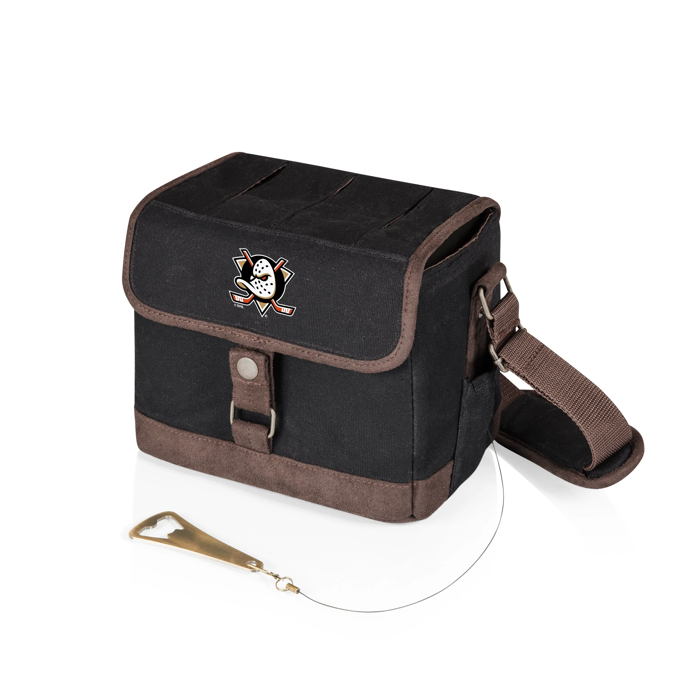 Anaheim Ducks - Beer Caddy Cooler Tote with Opener - Image 3