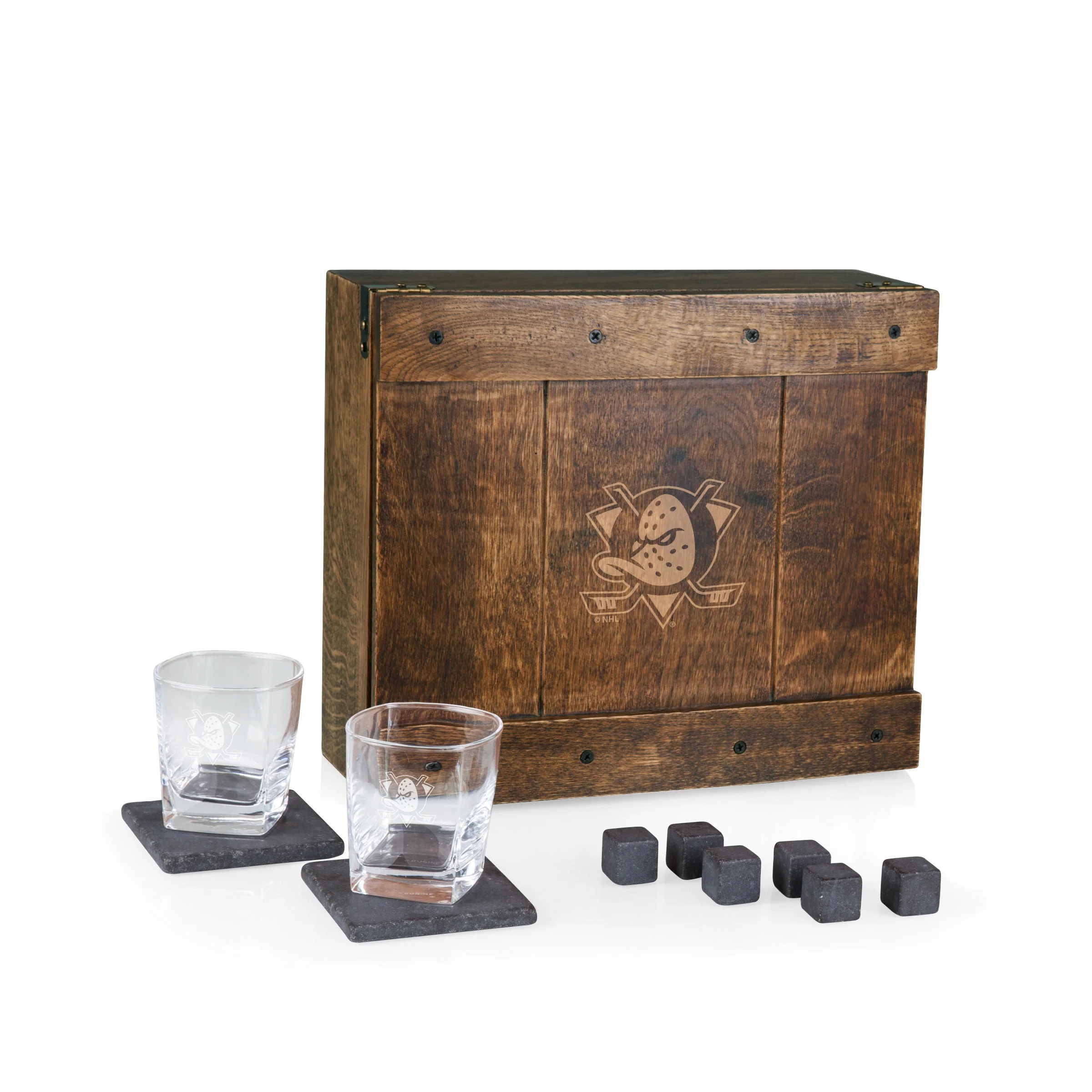 Anaheim Ducks - Whiskey Box Gift Set