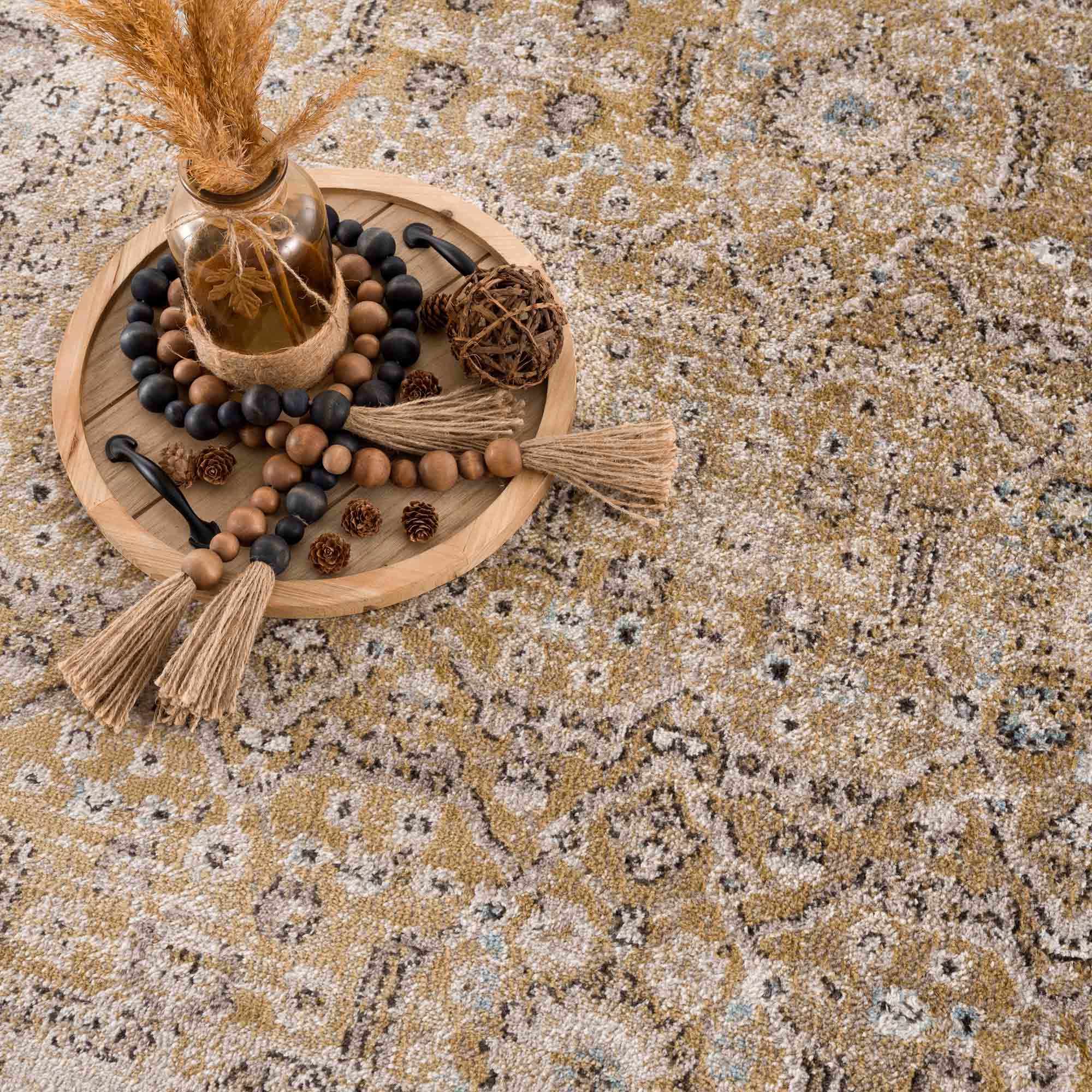 Anana Gold & Beige Area Rug - Clearance - Image 10