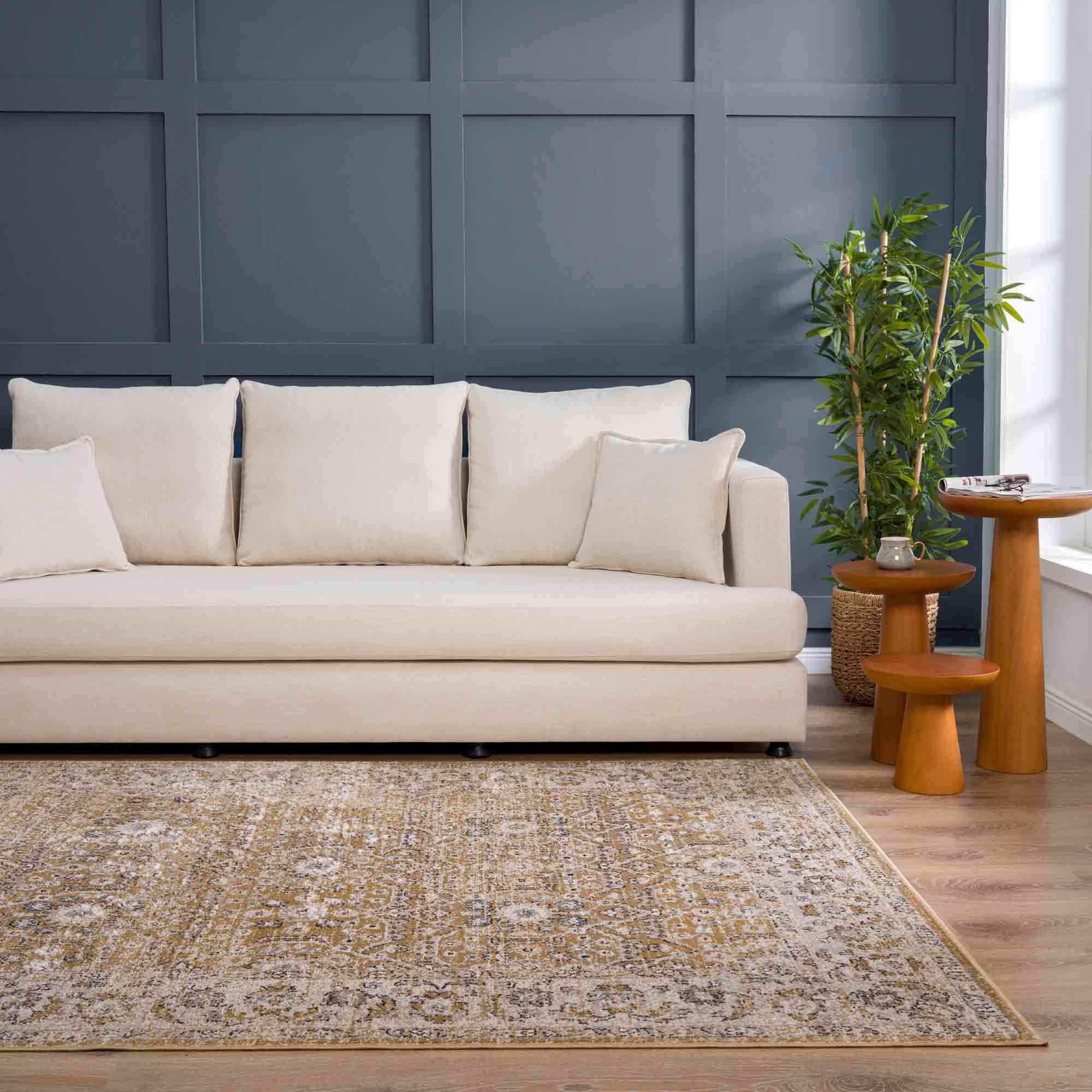 Anana Gold & Beige Area Rug - Clearance - Image 4