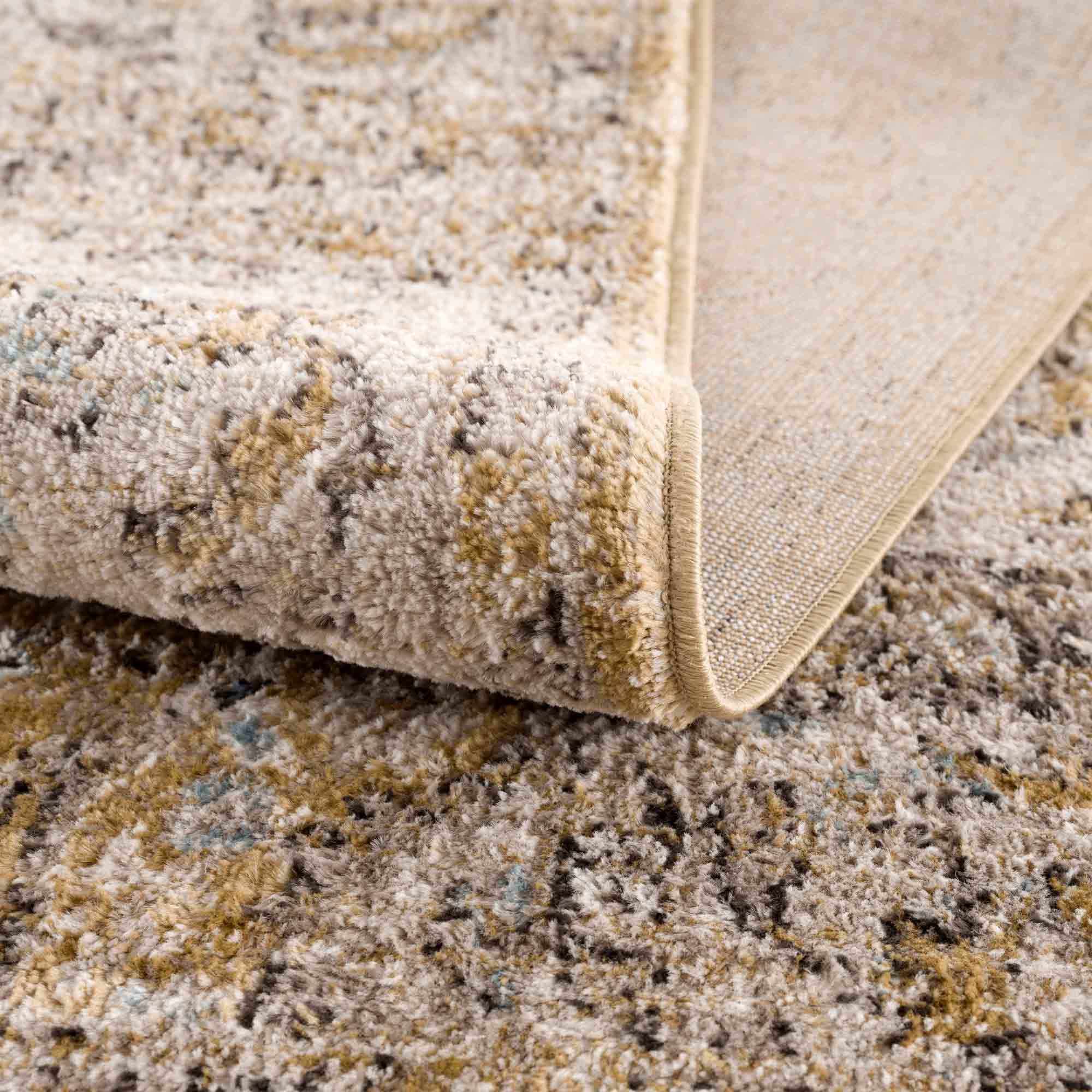 Anana Gold & Beige Area Rug - Clearance - Image 7