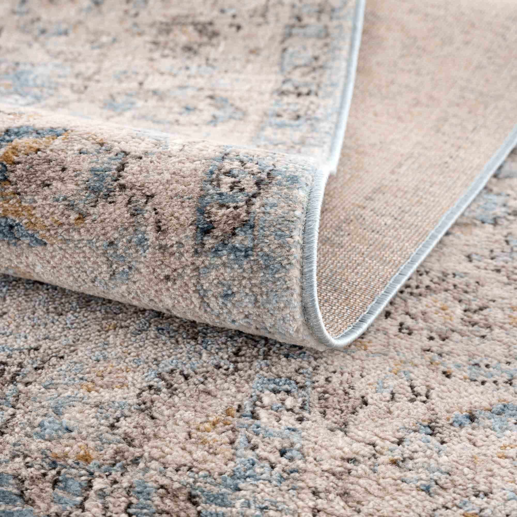 Anana Silver Blue & Beige Area Rug - Clearance - Image 13
