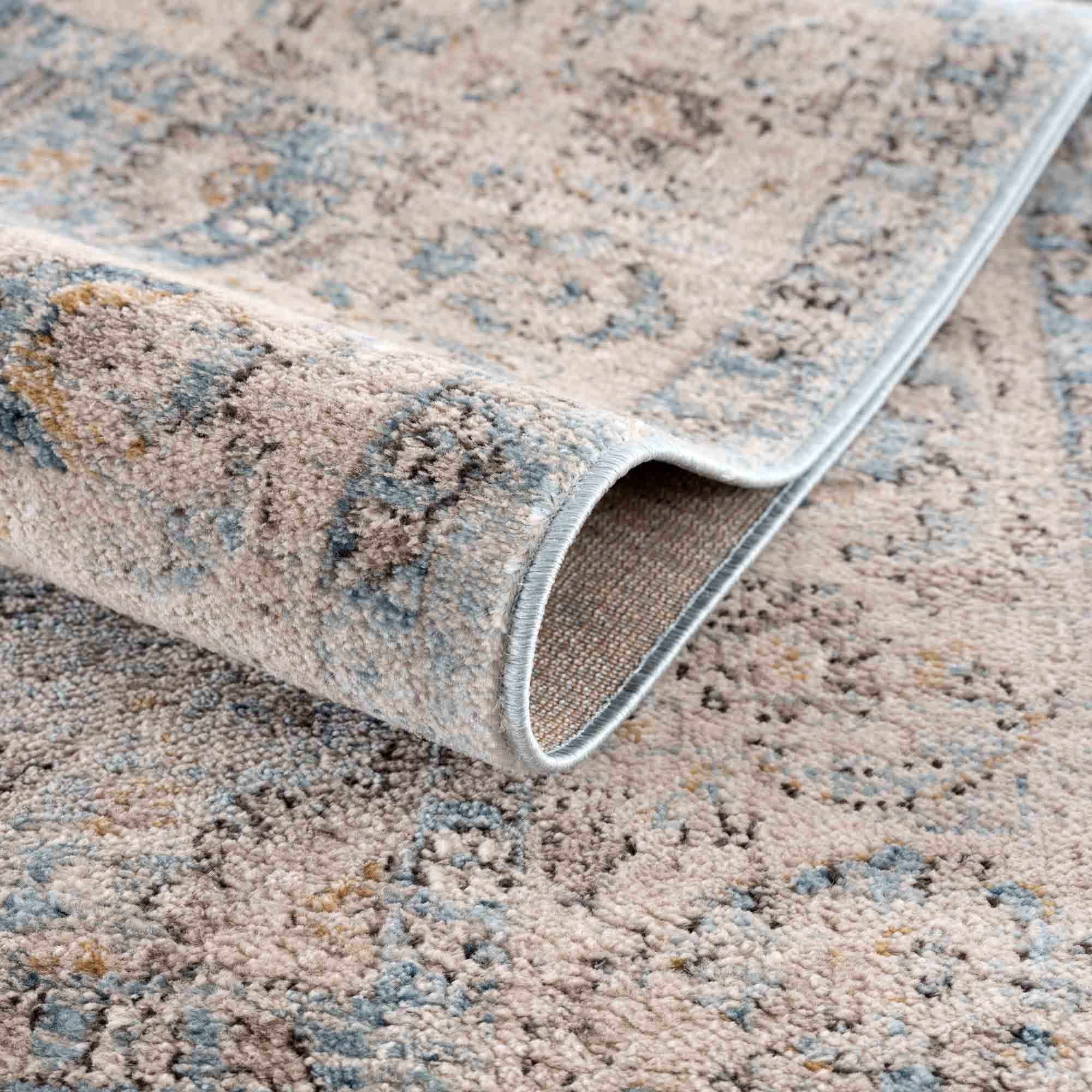 Anana Silver Blue & Beige Area Rug - Clearance - Image 6