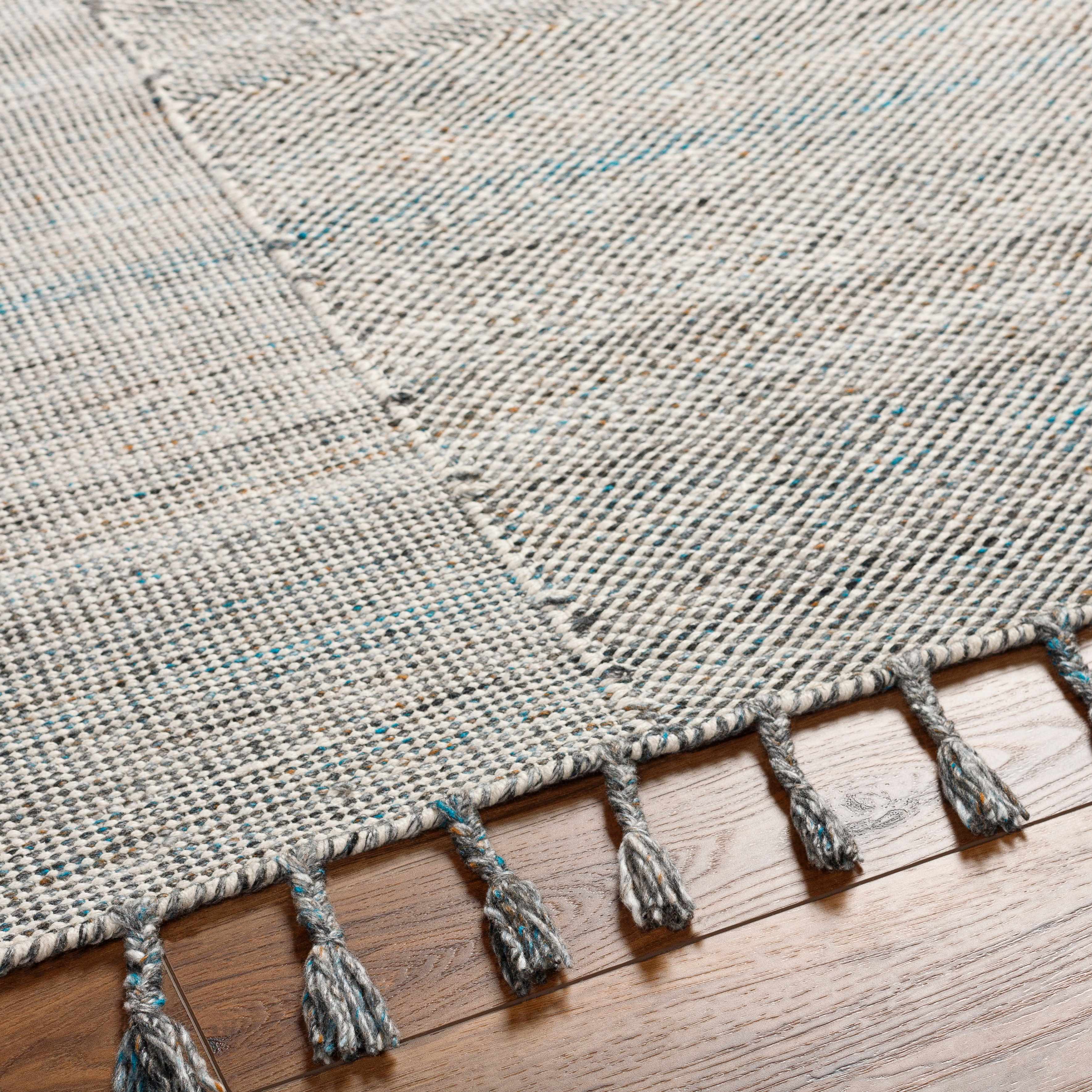 Anaya Beige & Teal Area Rug - Clearance - Image 3