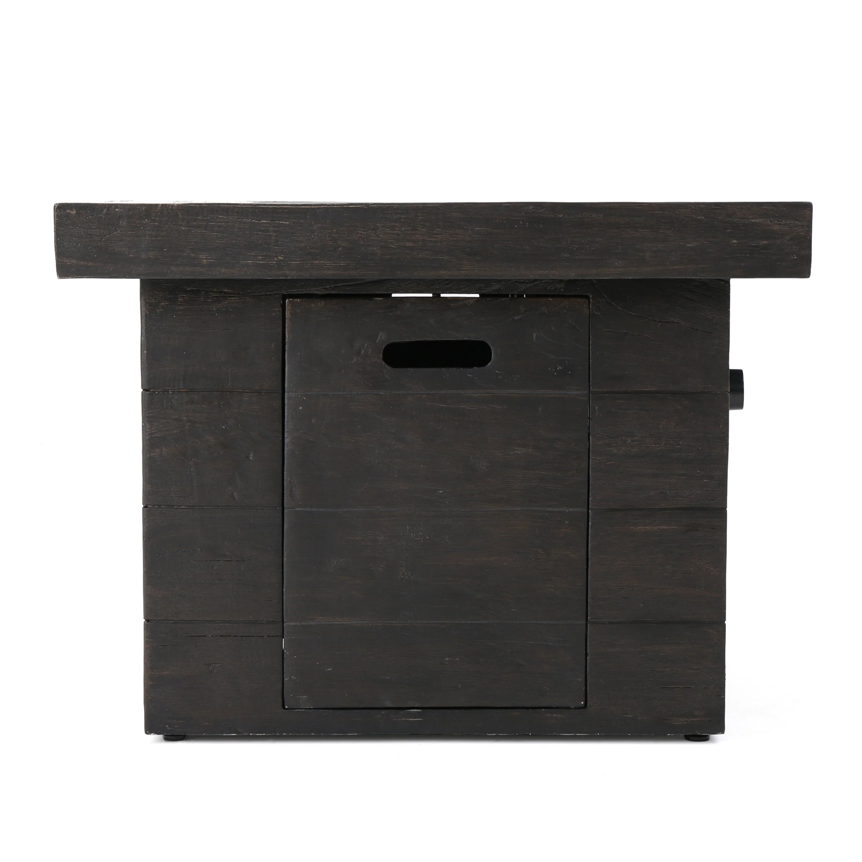 Anchorage 32'' Wood Square MGO Fire Pit Brown - 40,000 BTU - Image 14