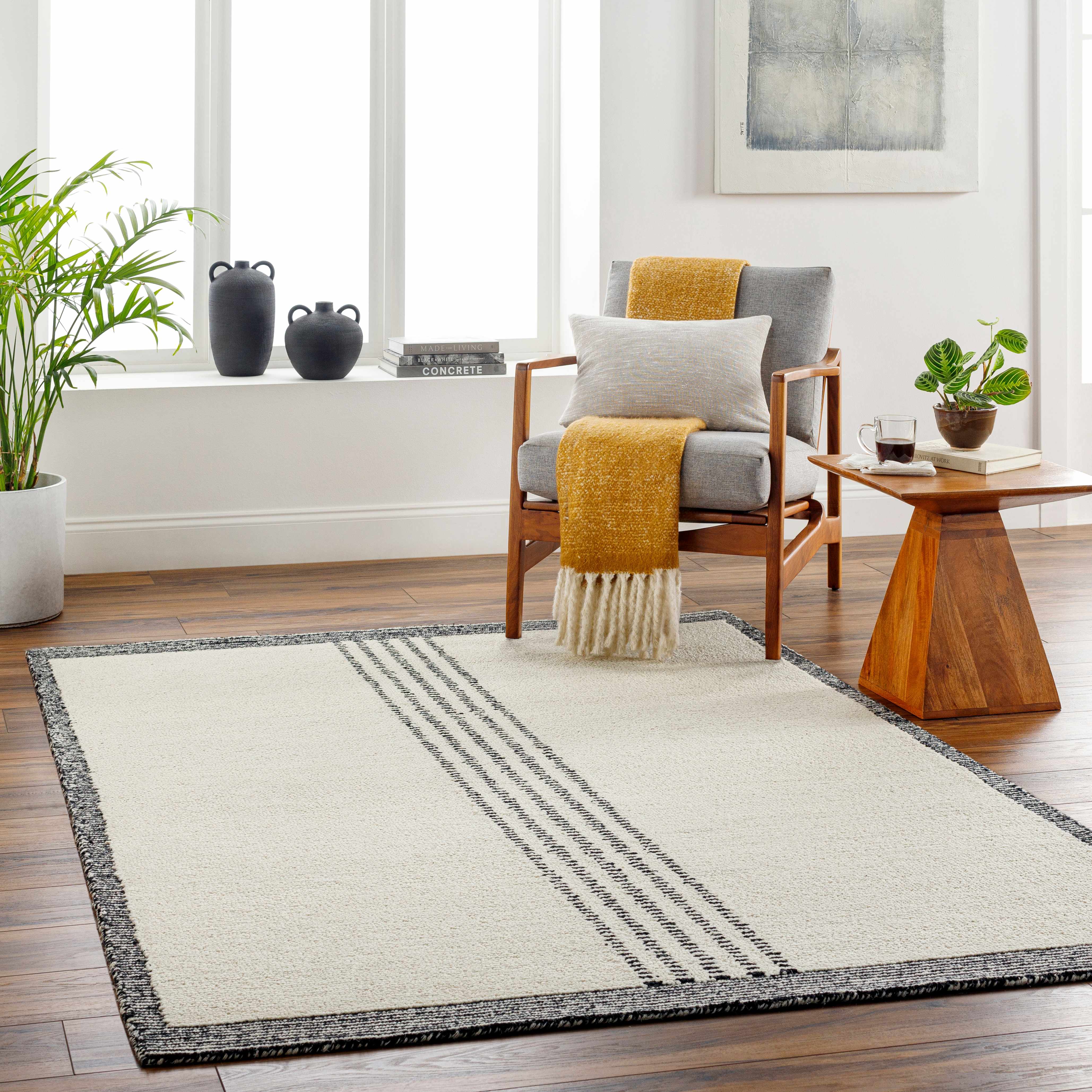 Ande Rose Cream Area Rug - Clearance - Image 7