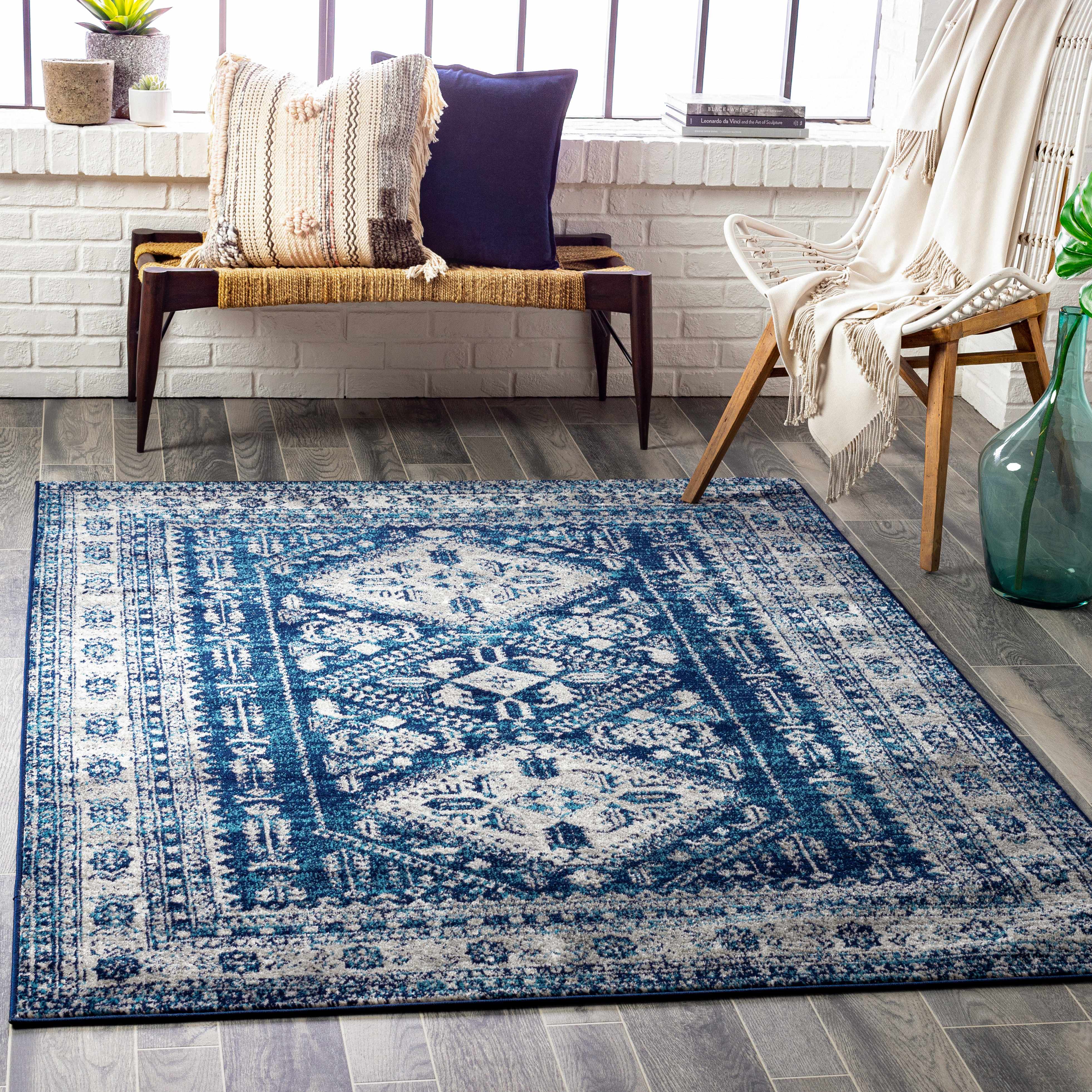 Andes Blue Area Rug - Image 12
