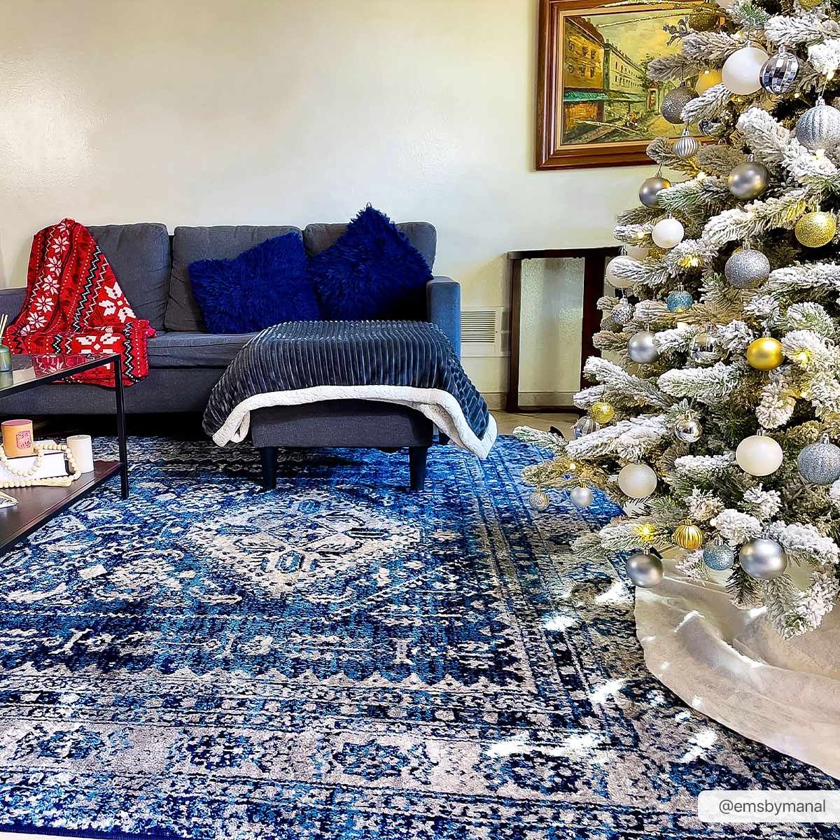 Andes Blue Area Rug - Image 3