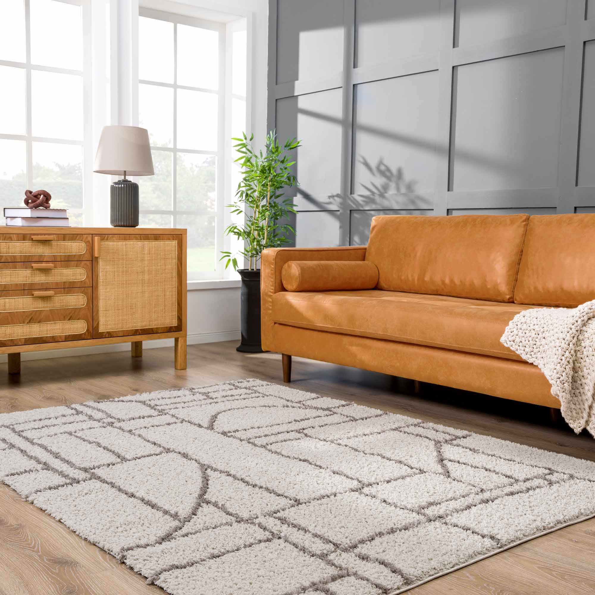 Andia Gray Area Rug - Clearance - Image 4