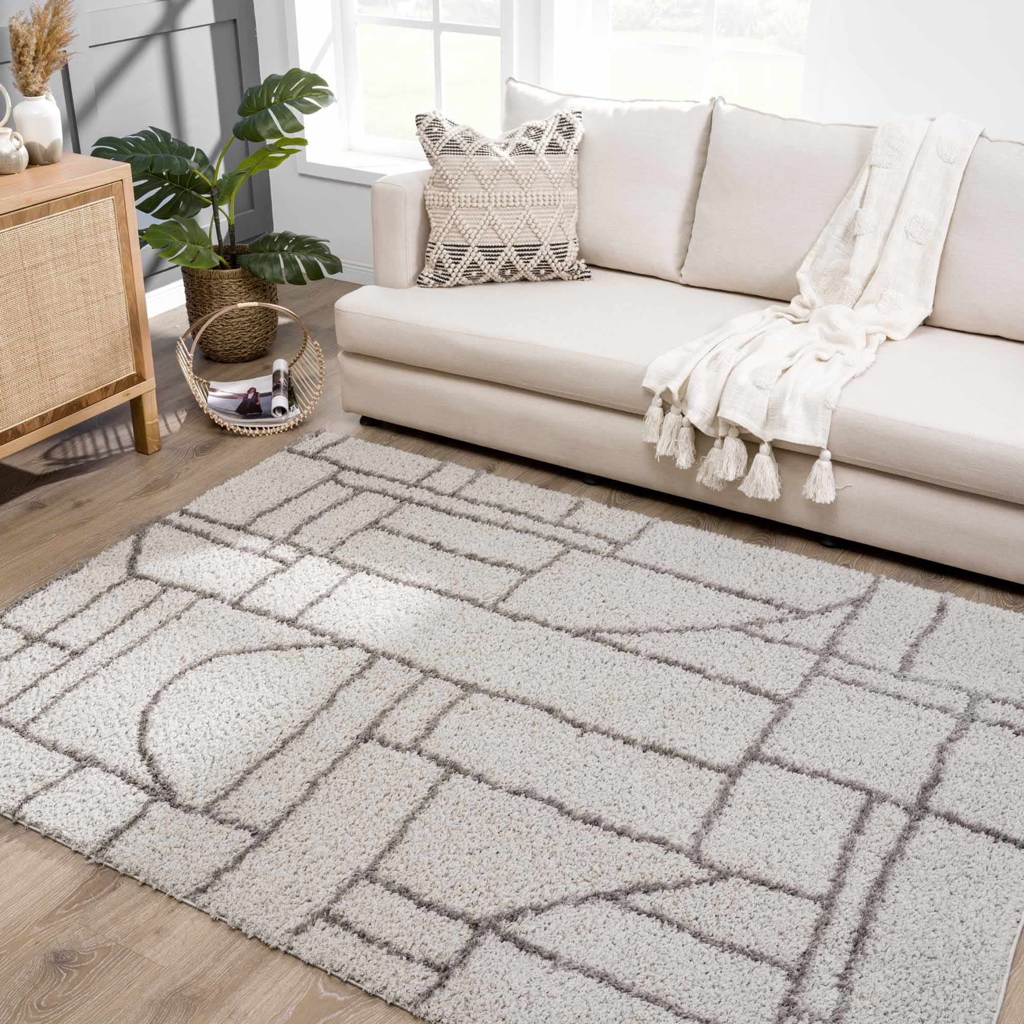 Andia Gray Area Rug - Clearance - Image 9