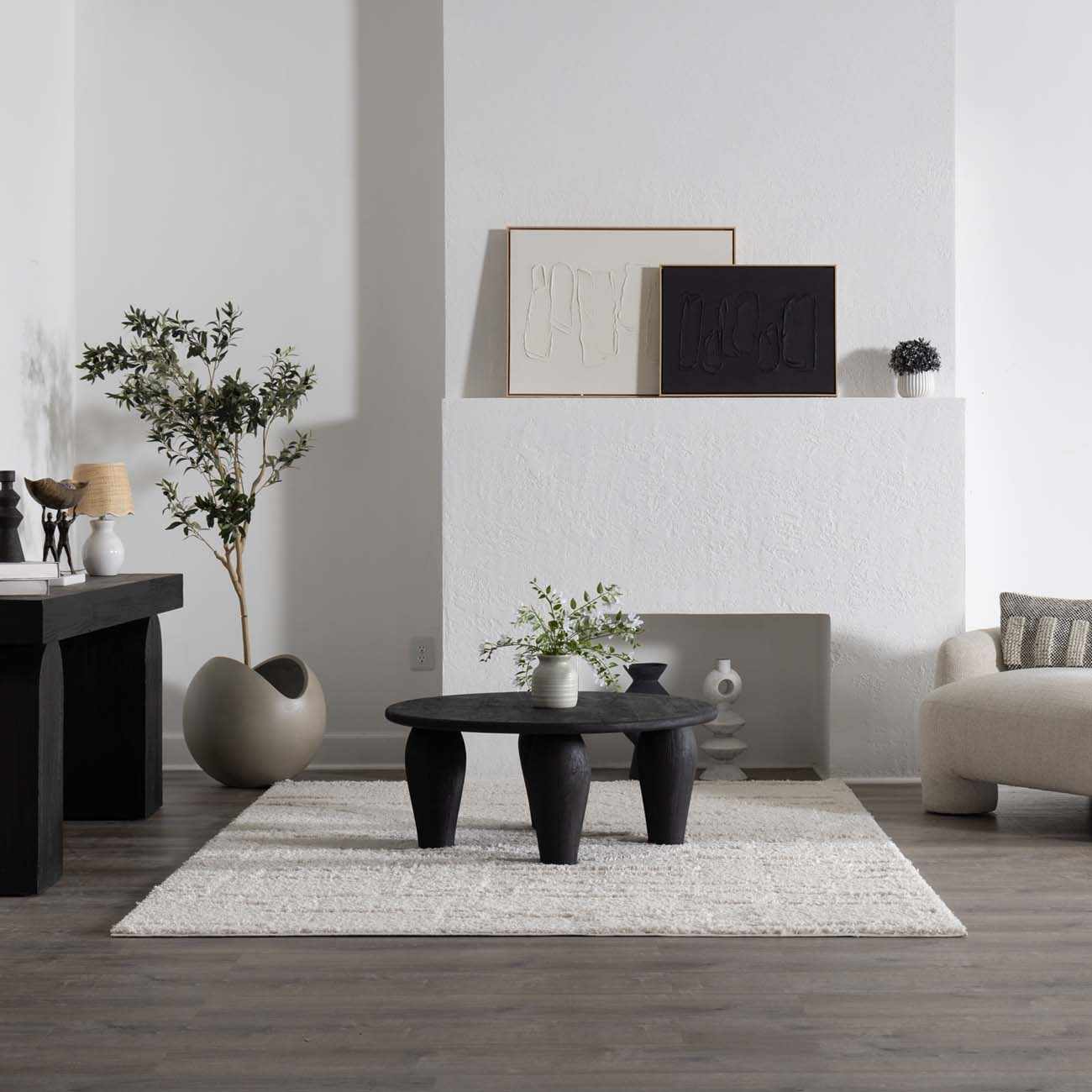 Andia Plush Grid Rug - Clearance - Image 2
