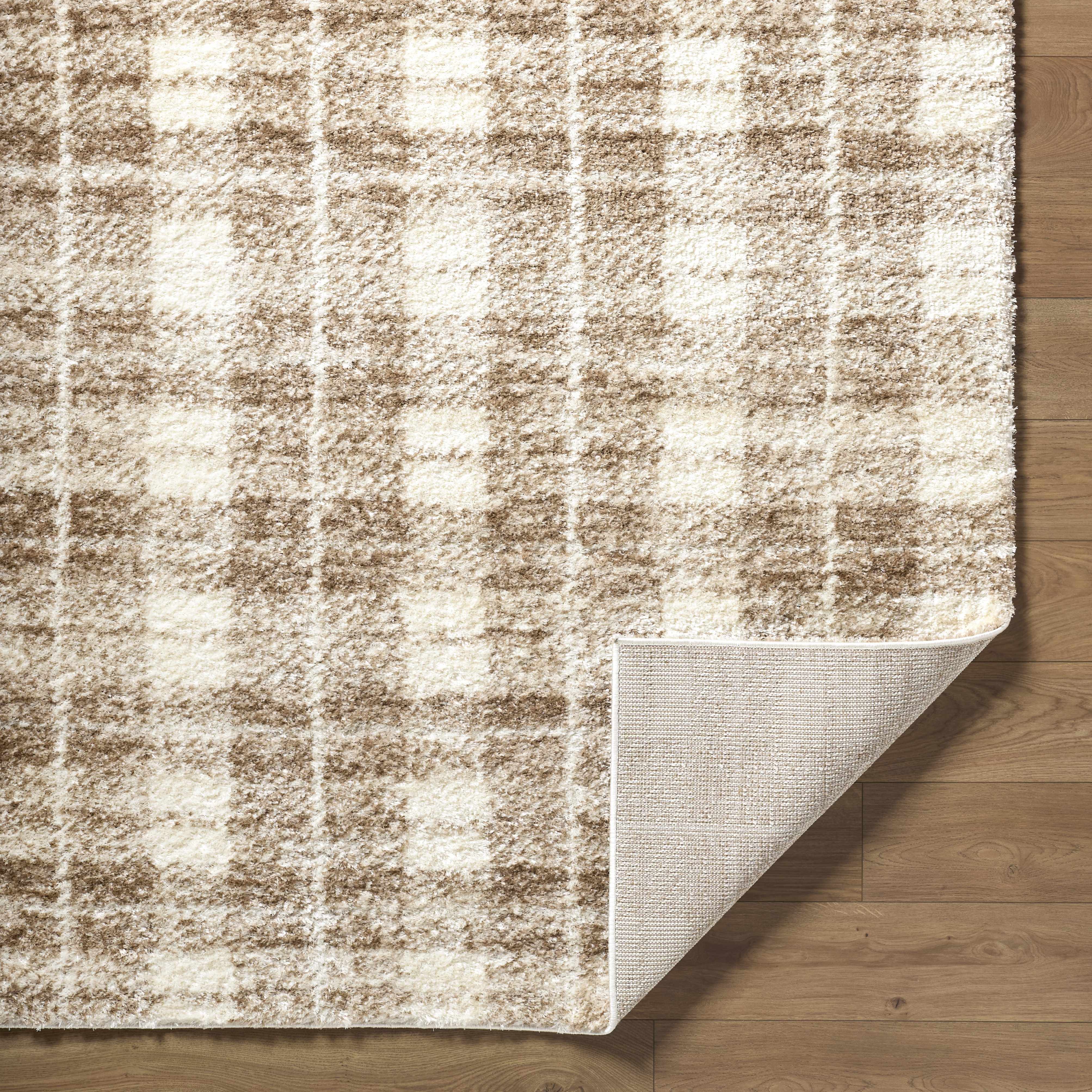 Anfisa Beige Luxe Shag Area Rug - Image 5