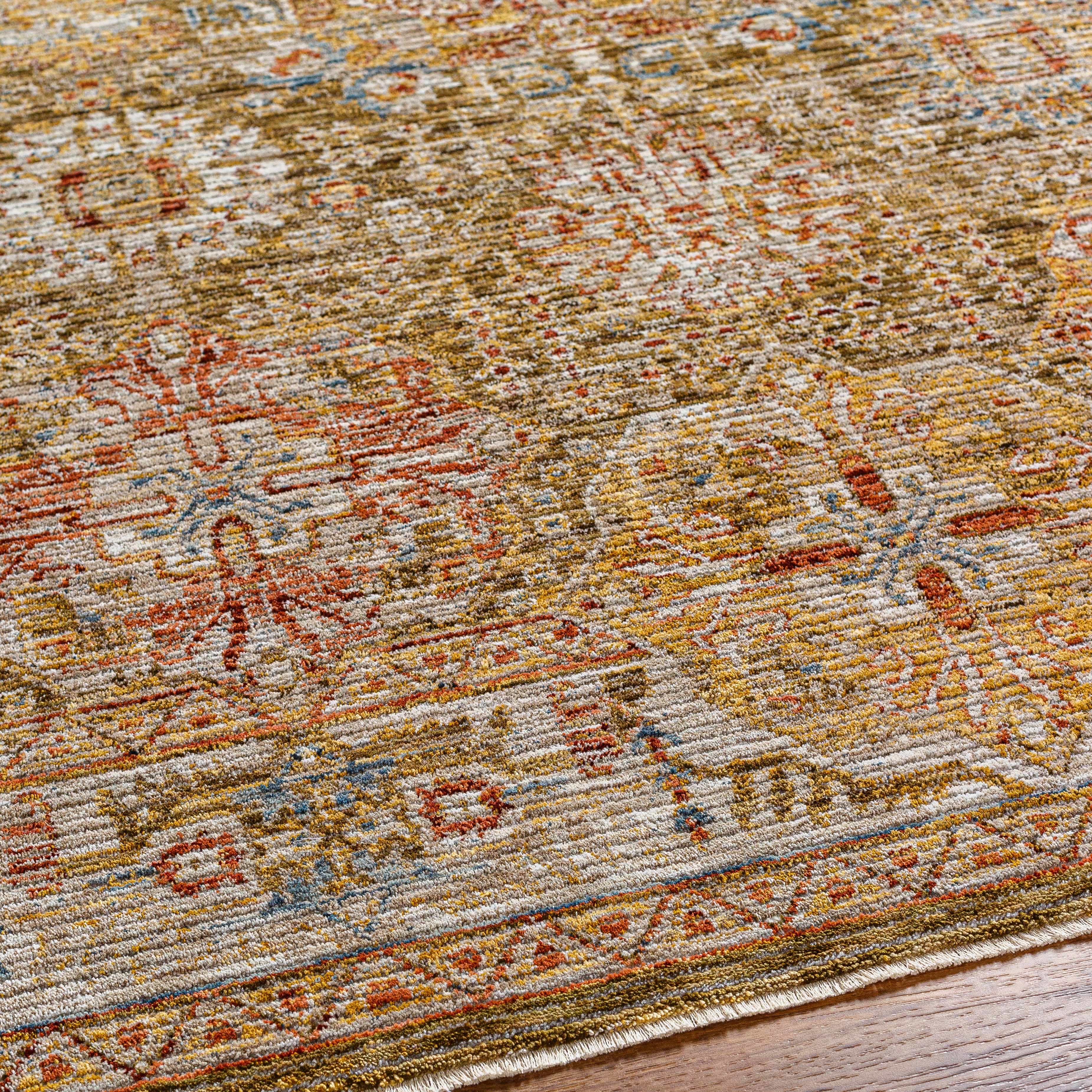 Ange Tan Rich Textured Traditional Rug - Image 6