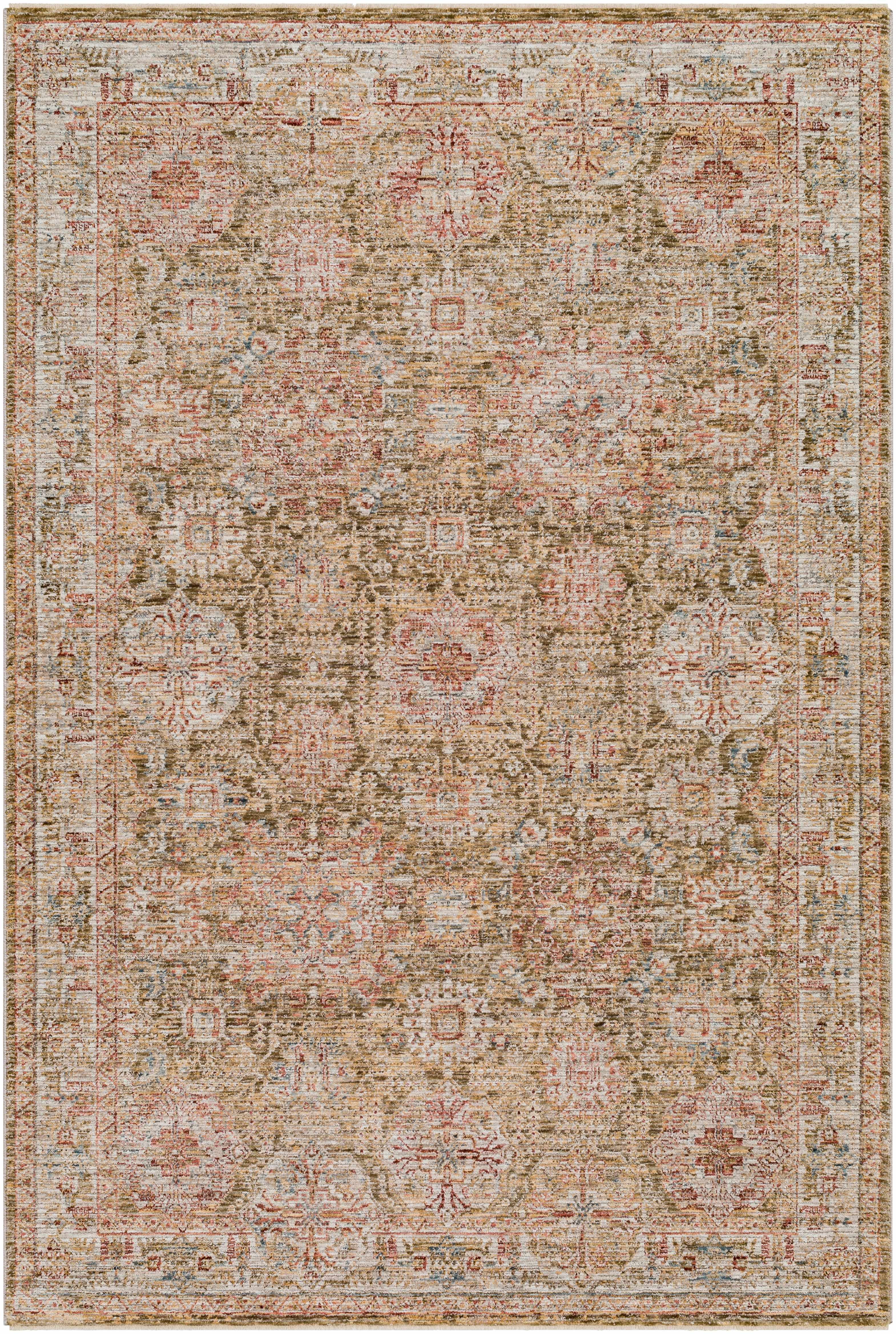 Ange Tan Rich Textured Traditional Rug - Image 8