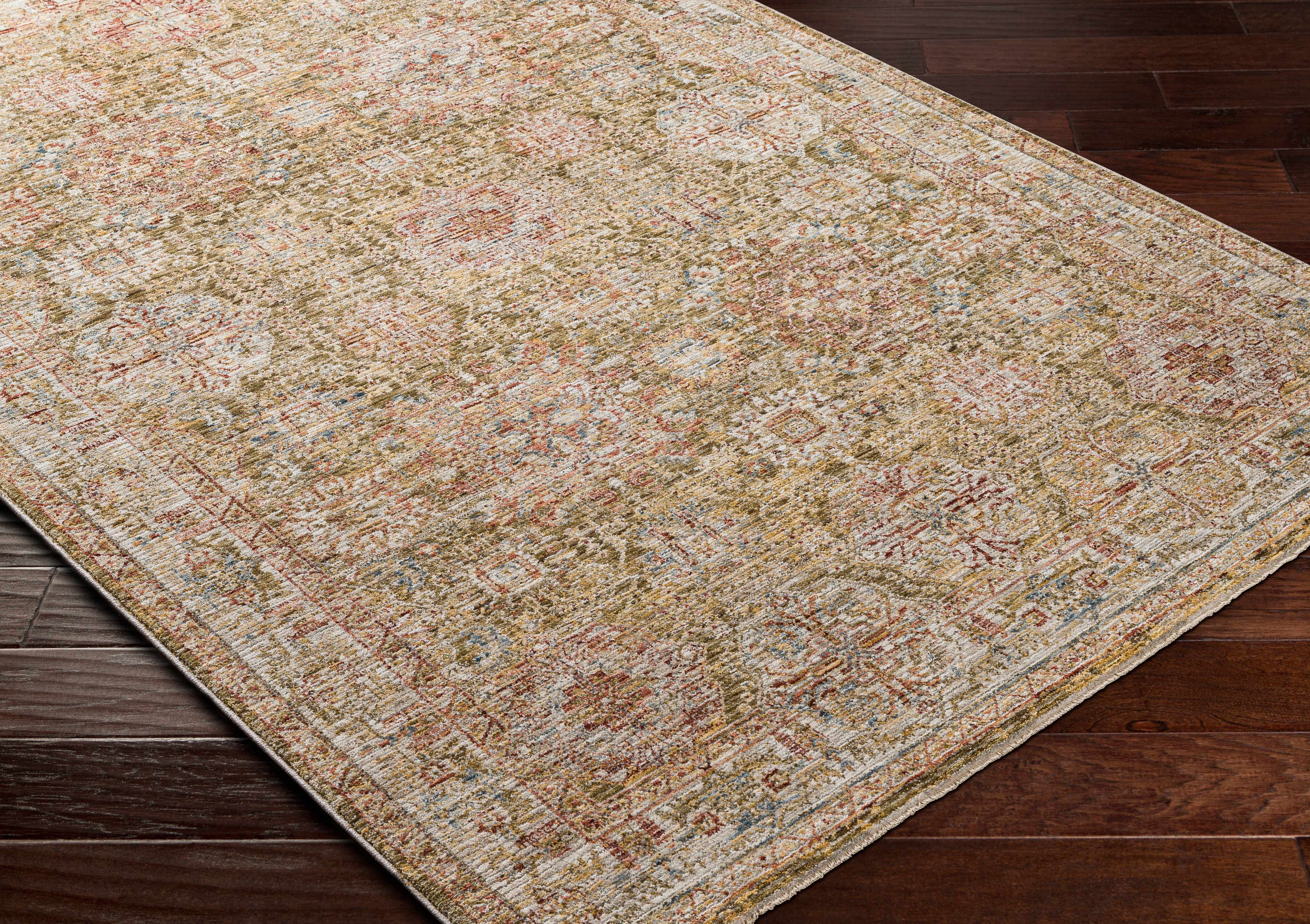 Ange Tan Rich Textured Traditional Rug - Image 9