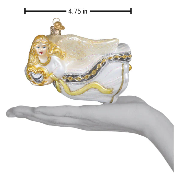 Angel With Heart Ornament - Image 4
