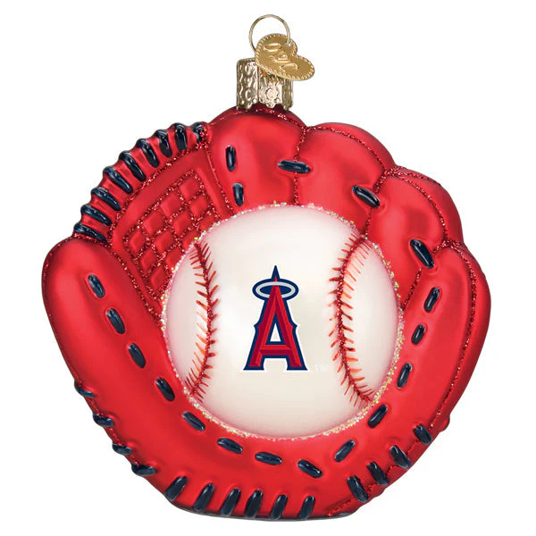 Angels Baseball Mitt Ornament - Image 3