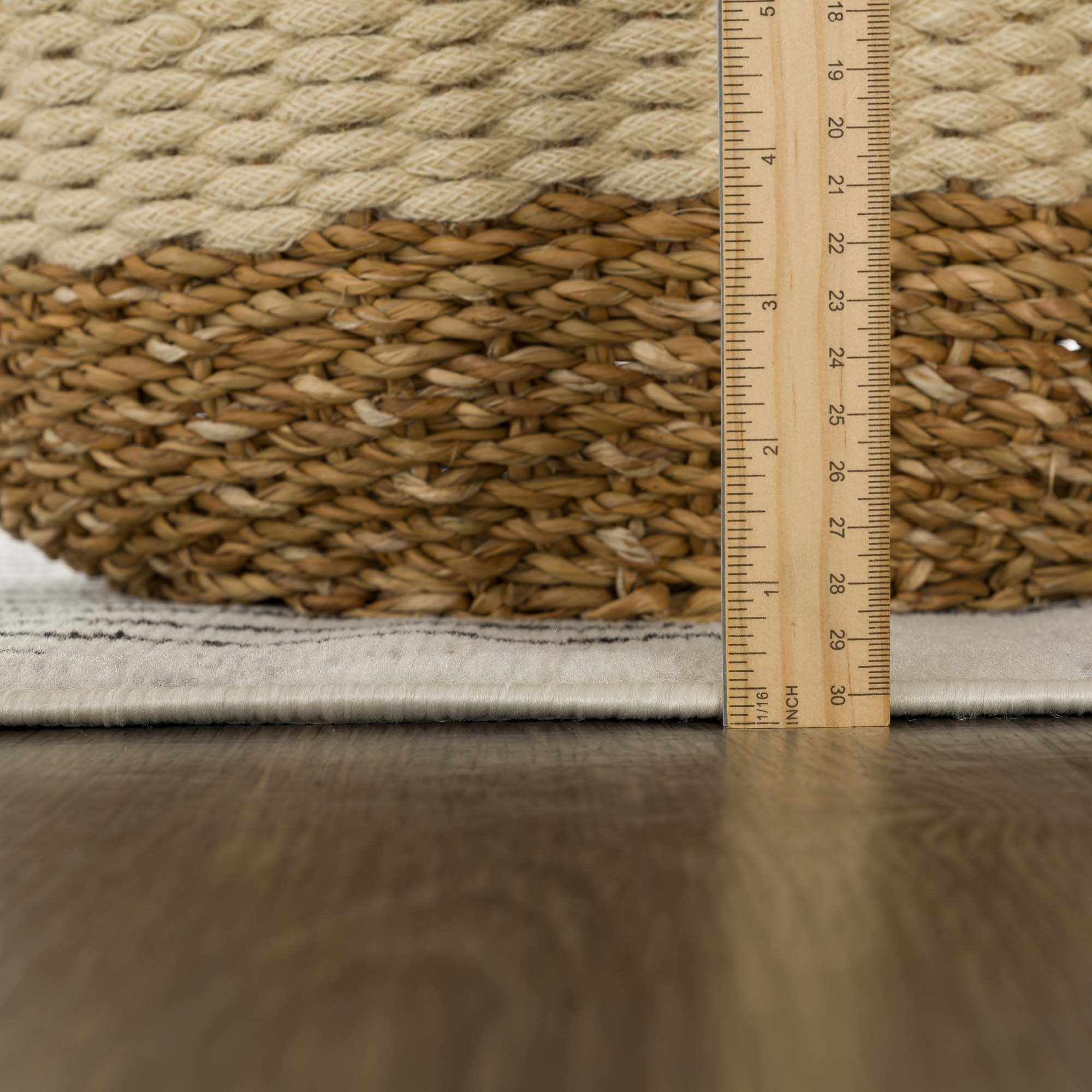 Angus Black&White Geometric Area Rug - Image 13