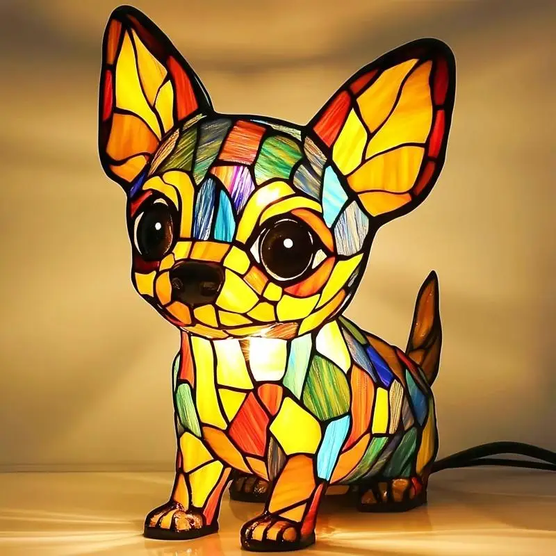 Animal Resin Night Light LED Bedside Lamp Cute Nightstand Lamp Bedroom Living Room - Image 16