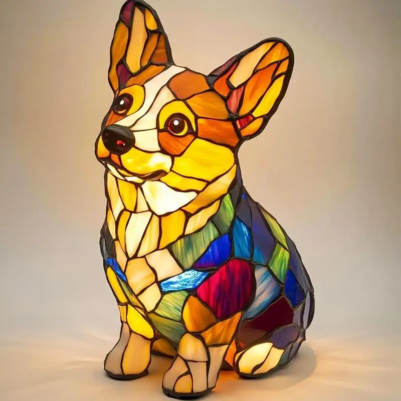Animal Resin Night Light LED Bedside Lamp Cute Nightstand Lamp Bedroom Living Room - Image 18