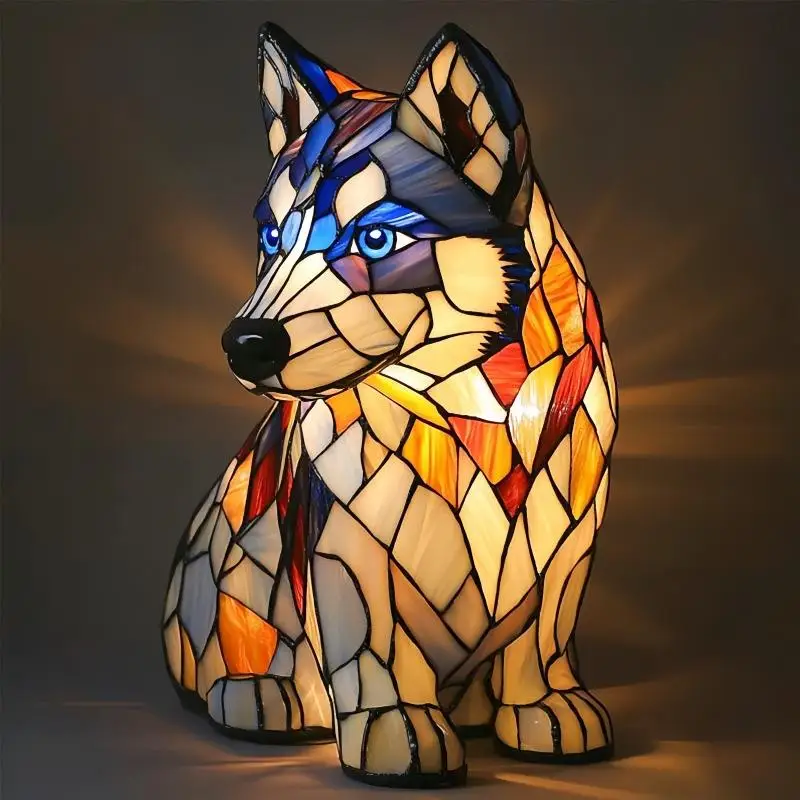 Animal Resin Night Light LED Bedside Lamp Cute Nightstand Lamp Bedroom Living Room - Image 19