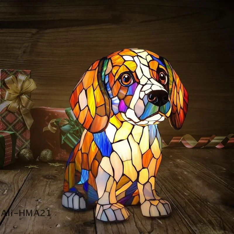Animal Resin Night Light LED Bedside Lamp Cute Nightstand Lamp Bedroom Living Room - Image 2