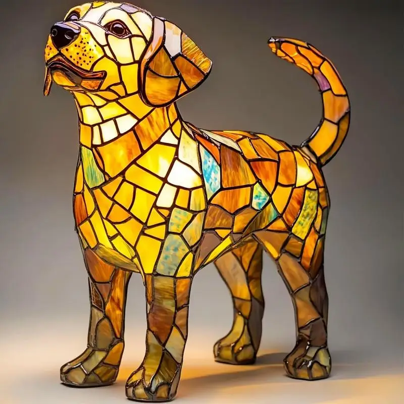 Animal Resin Night Light LED Bedside Lamp Cute Nightstand Lamp Bedroom Living Room - Image 21
