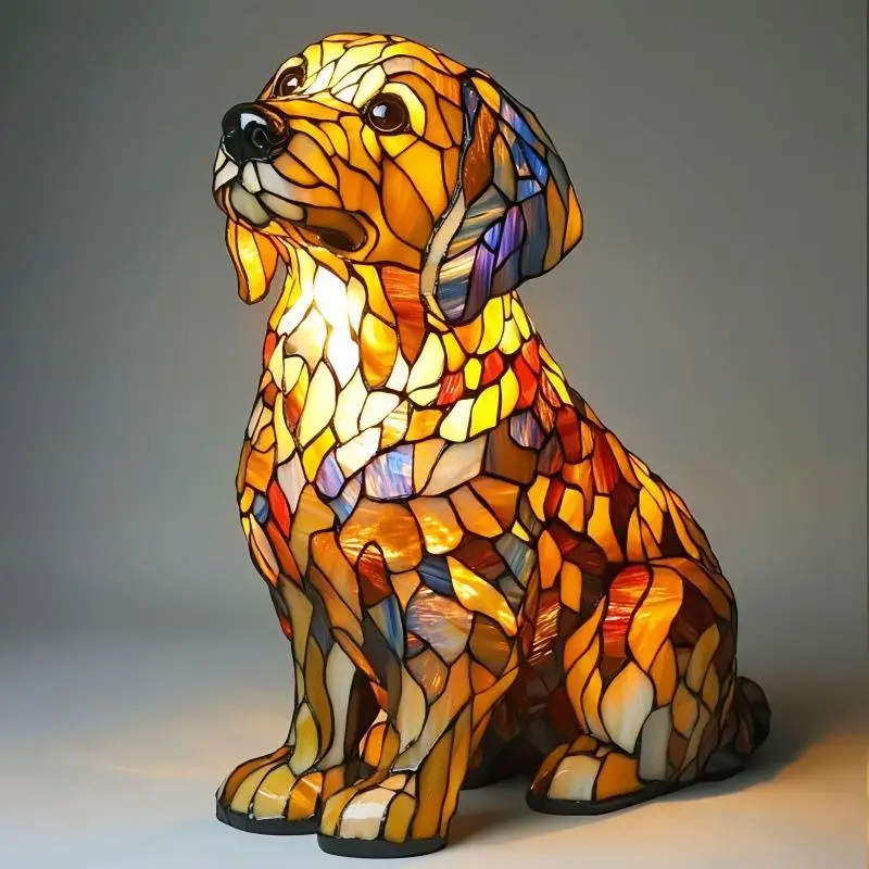 Animal Resin Night Light LED Bedside Lamp Cute Nightstand Lamp Bedroom Living Room - Image 4
