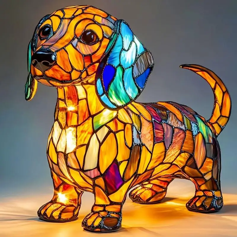 Animal Resin Night Light LED Bedside Lamp Cute Nightstand Lamp Bedroom Living Room - Image 5