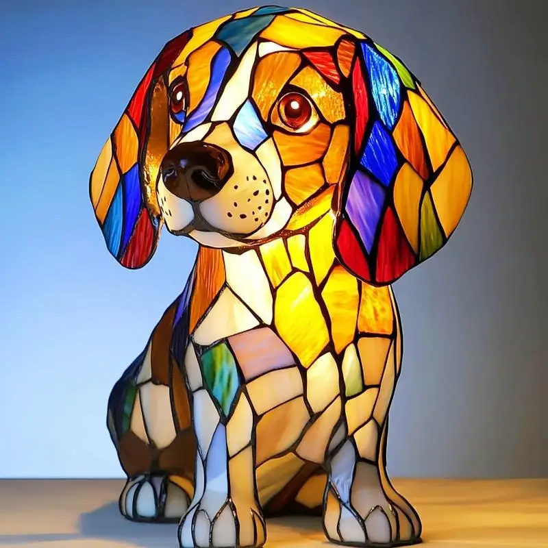 Animal Resin Night Light LED Bedside Lamp Cute Nightstand Lamp Bedroom Living Room - Image 7