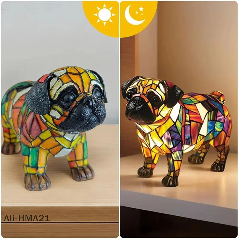 Animal Resin Night Light LED Bedside Lamp Cute Nightstand Lamp Bedroom Living Room - Image 9