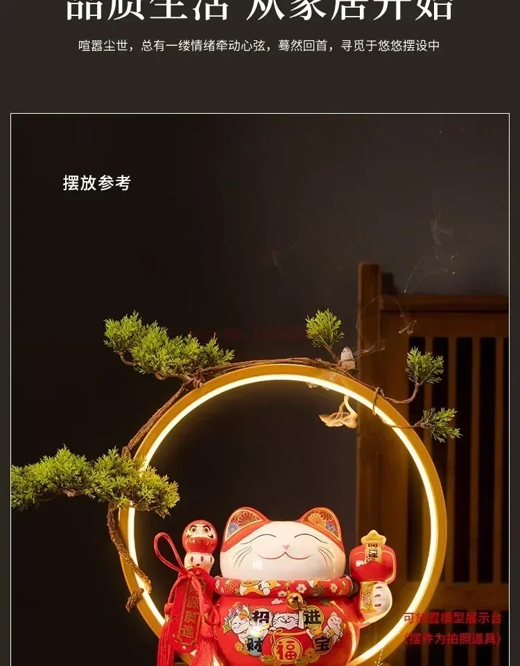 Anime Figure LED Ring Lamp Display Stand USB Warm Light Desk Decor Gift - Image 3