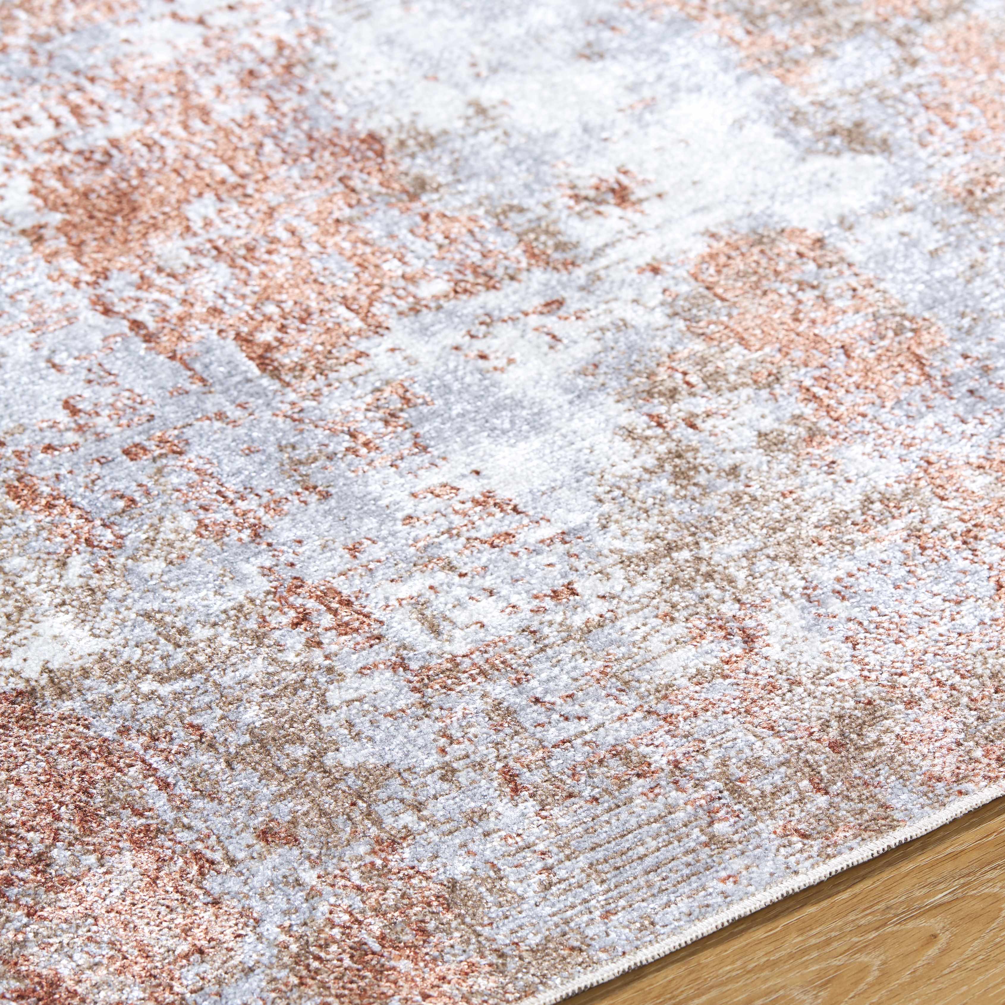 Anitra Brown Washable Area Rug - Image 2