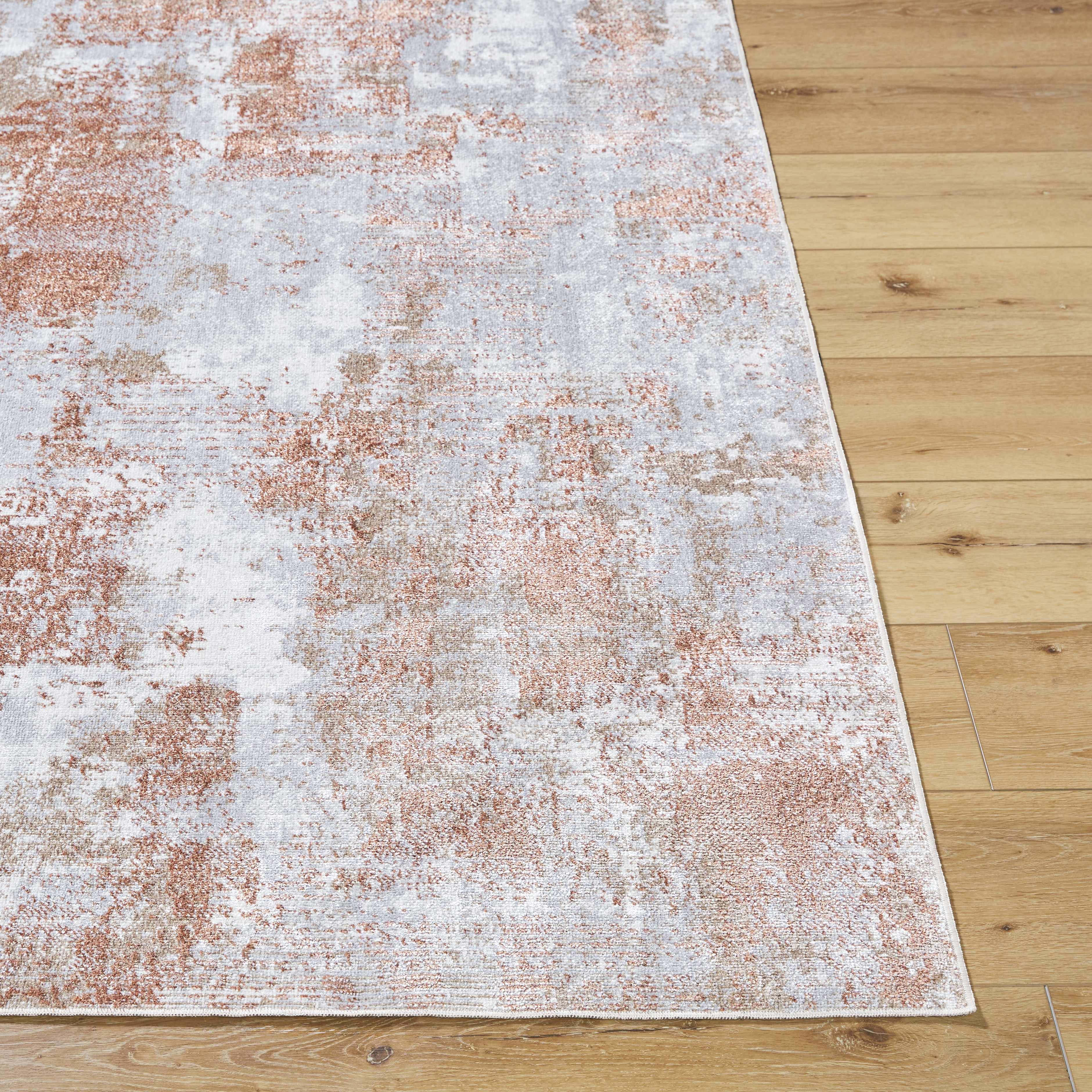 Anitra Brown Washable Area Rug - Image 5