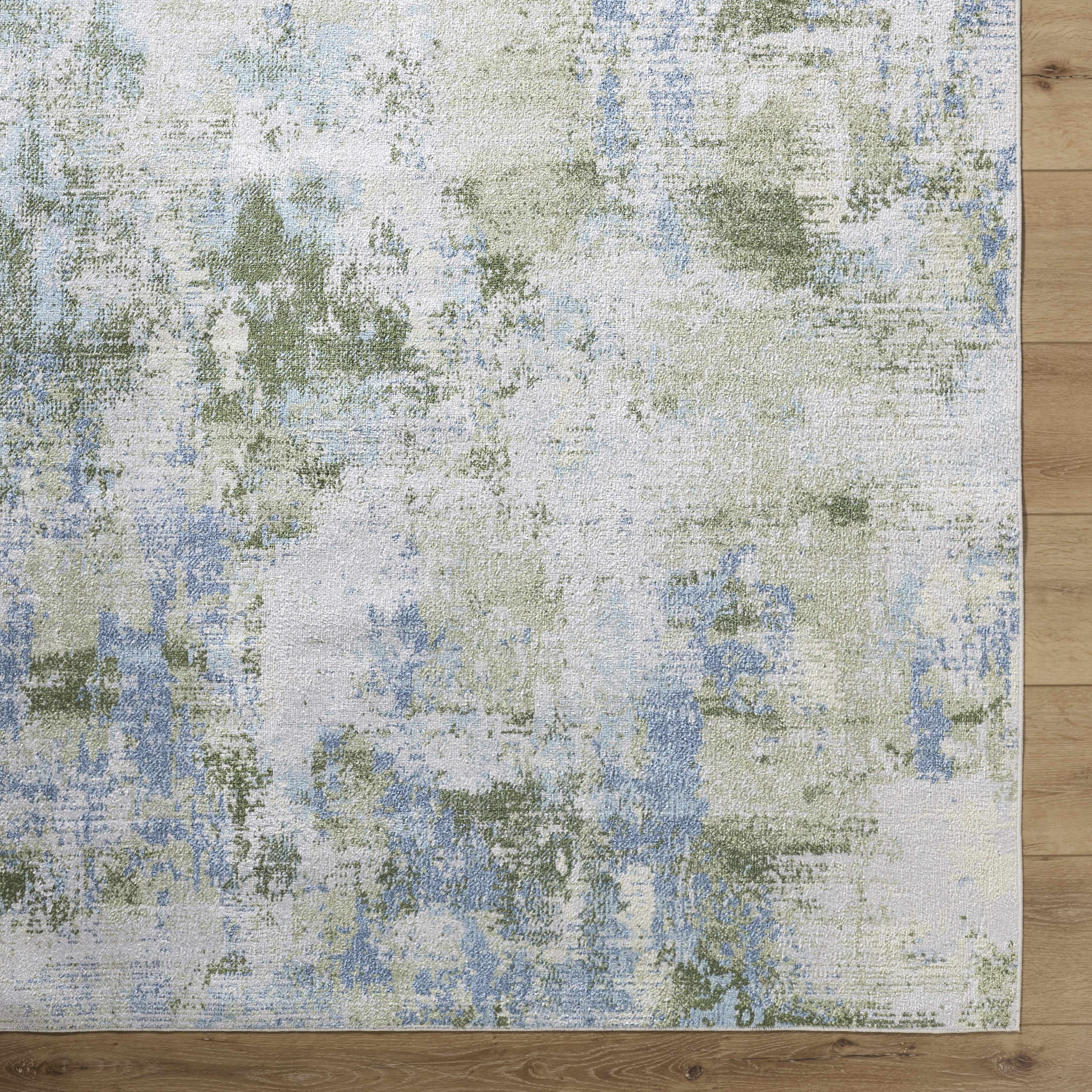 Anitra Green Washable Area Rug - Image 6