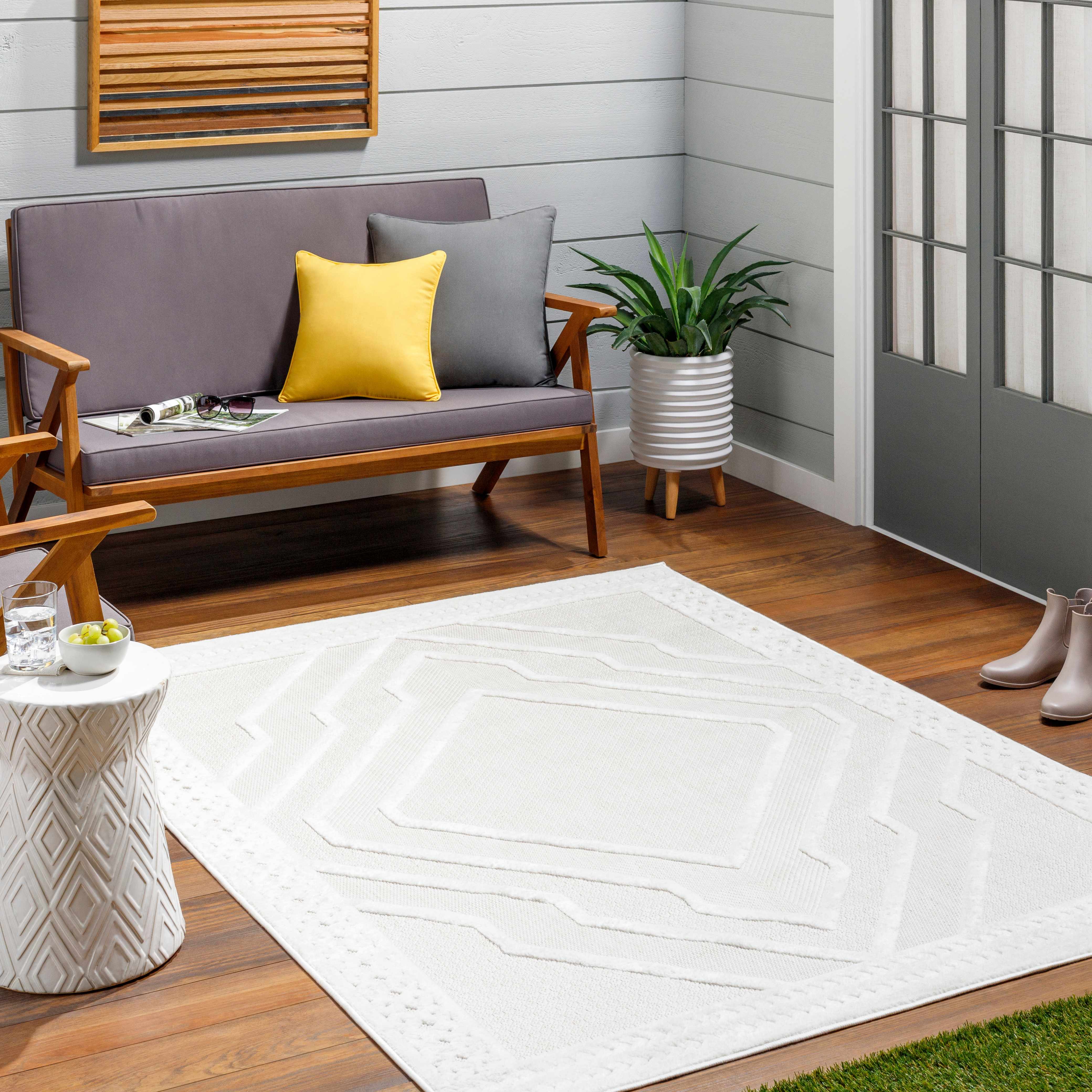 Anja Cream Outdoor Rug - Clearance - Image 10