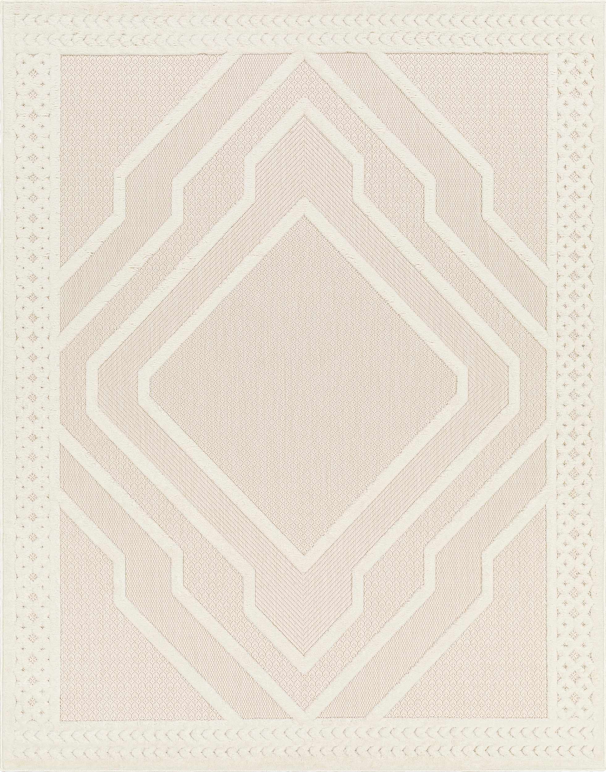Anja Cream Outdoor Rug - Clearance - Image 2