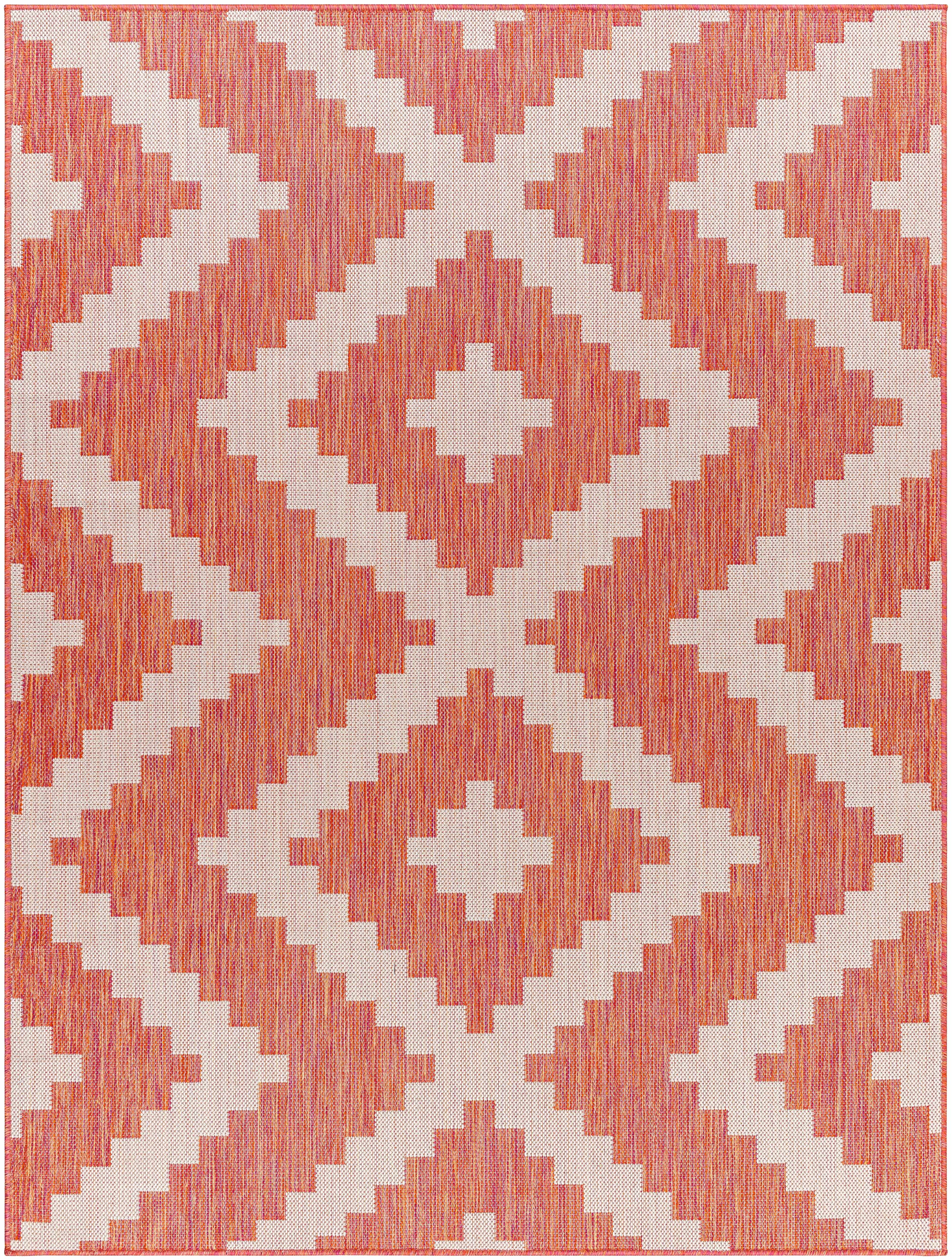 Anke Orange Area Rug - Clearance