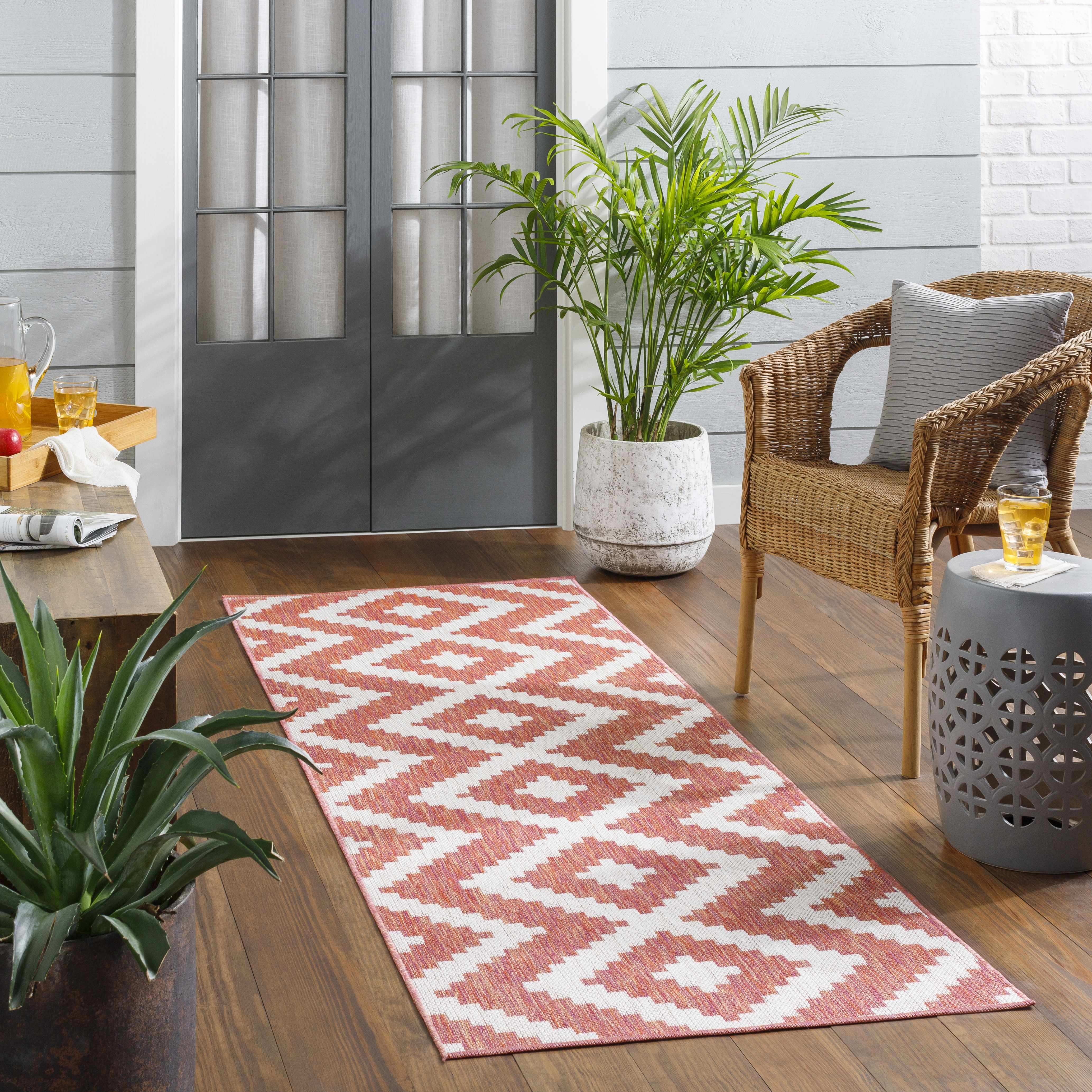 Anke Orange Area Rug - Clearance - Image 10