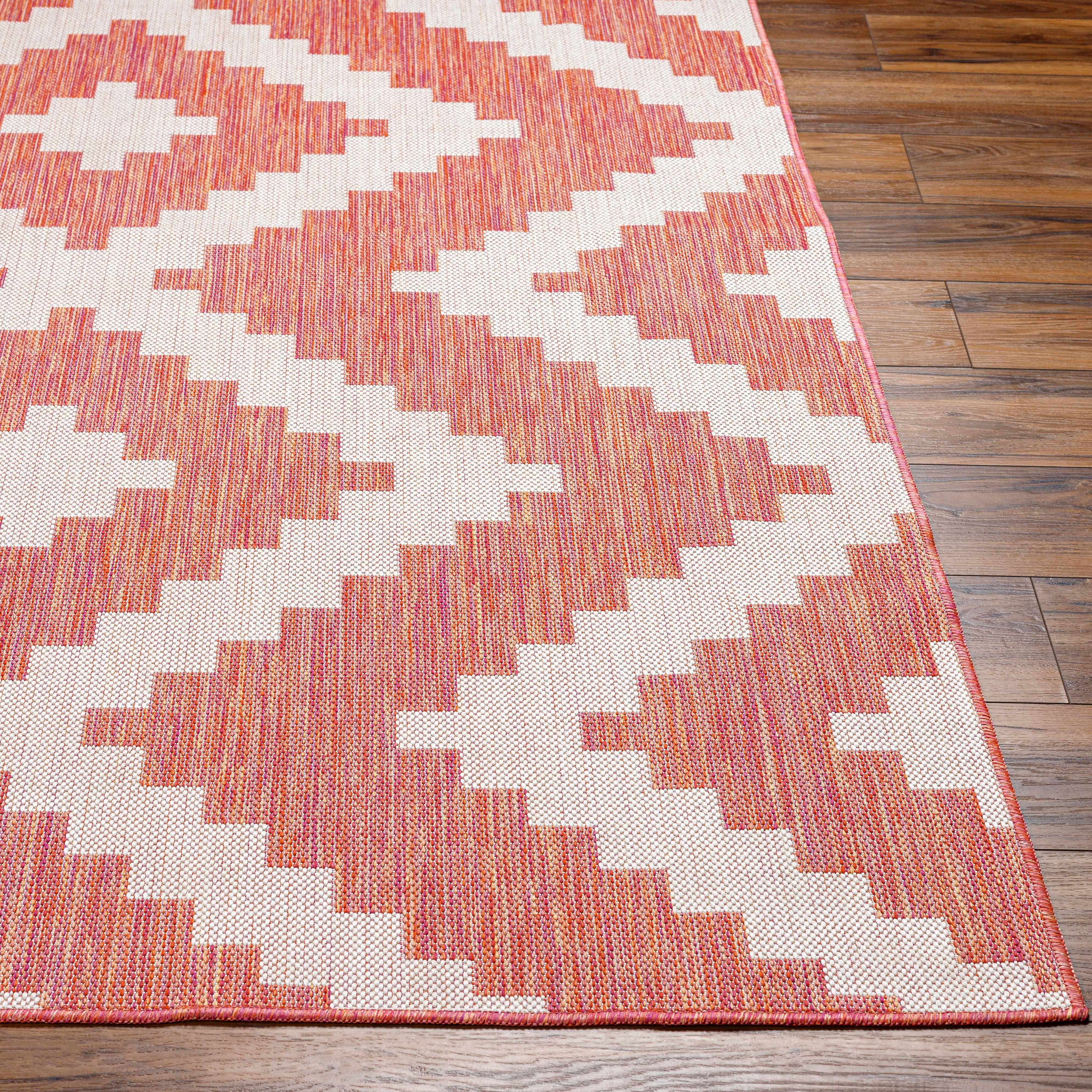 Anke Orange Area Rug - Clearance - Image 6