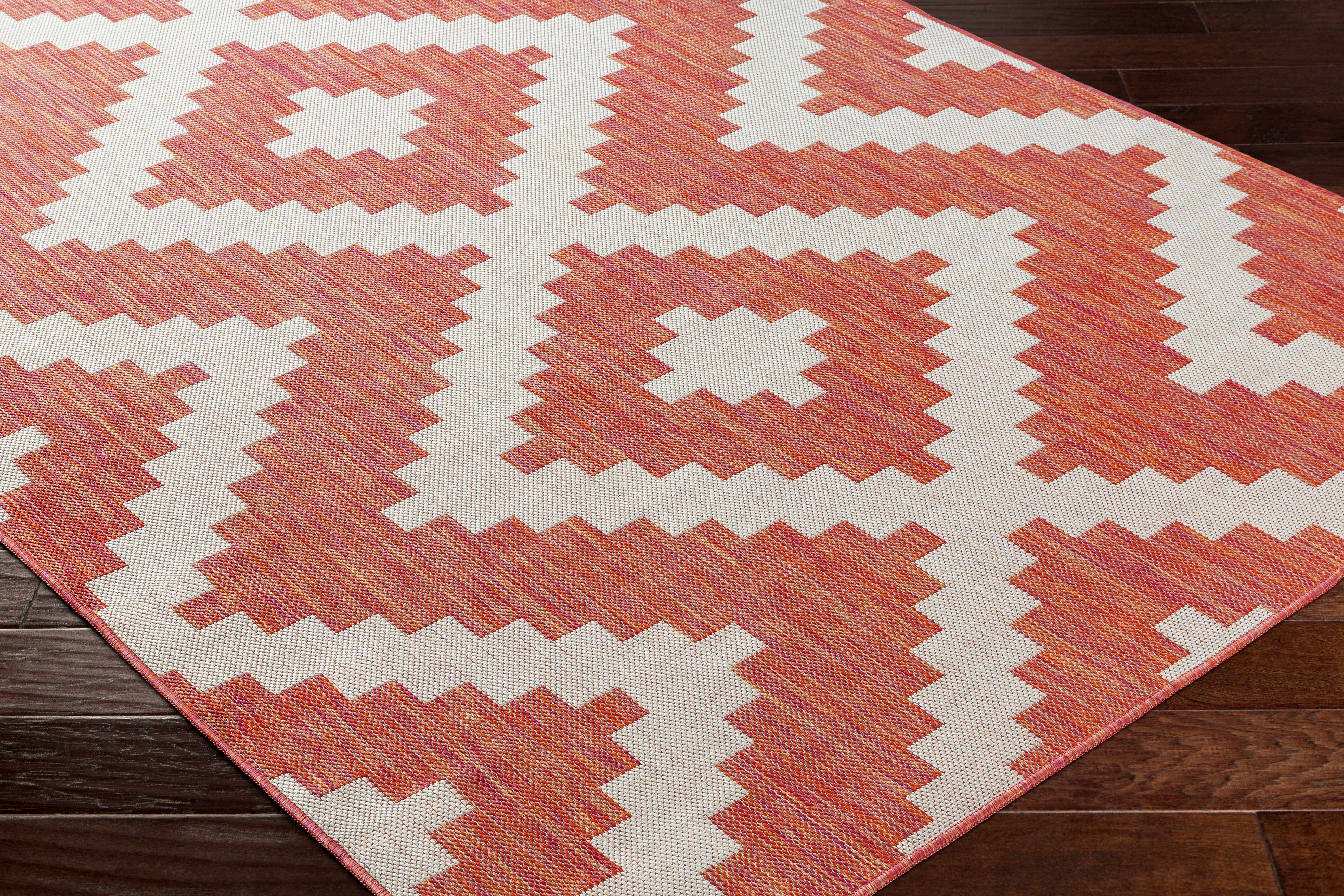 Anke Orange Area Rug - Clearance - Image 7