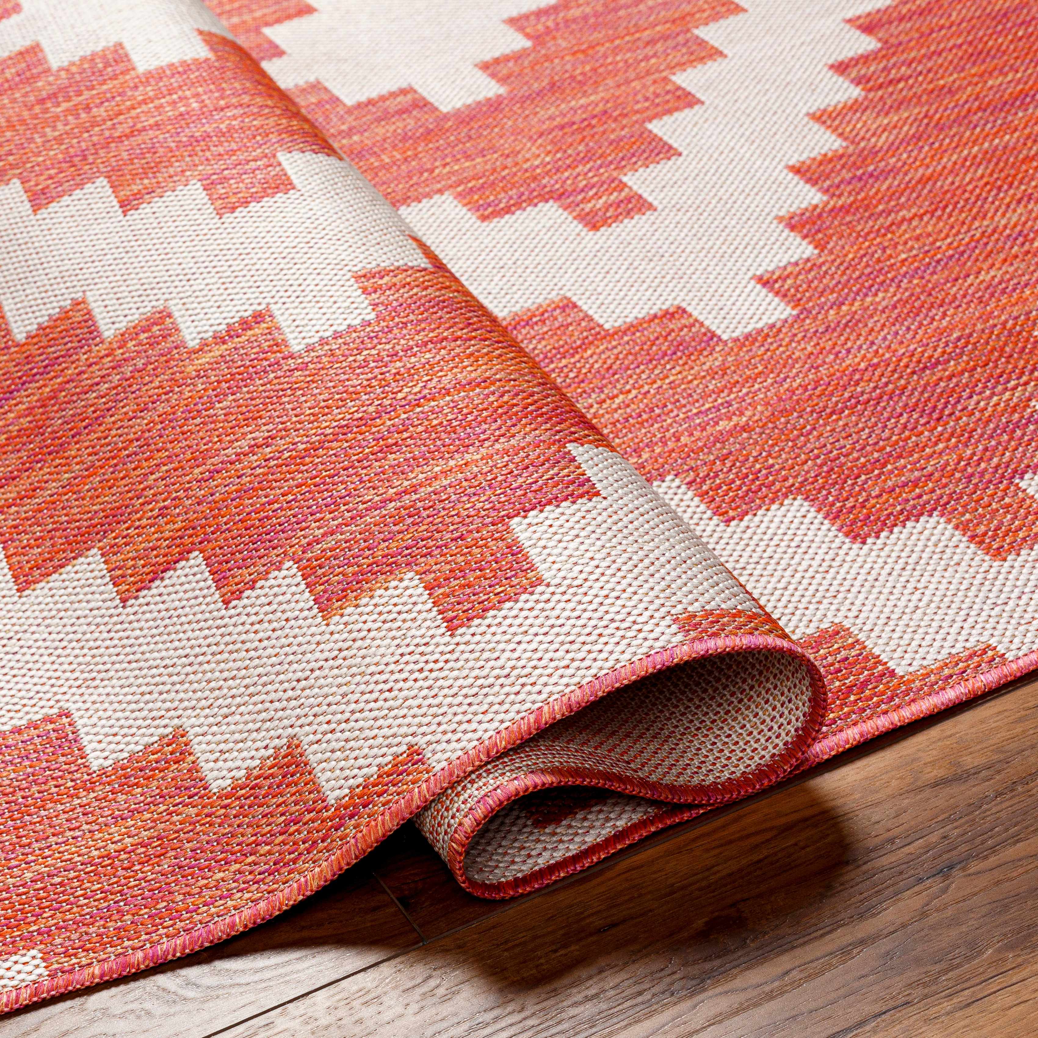 Anke Orange Area Rug - Clearance - Image 8