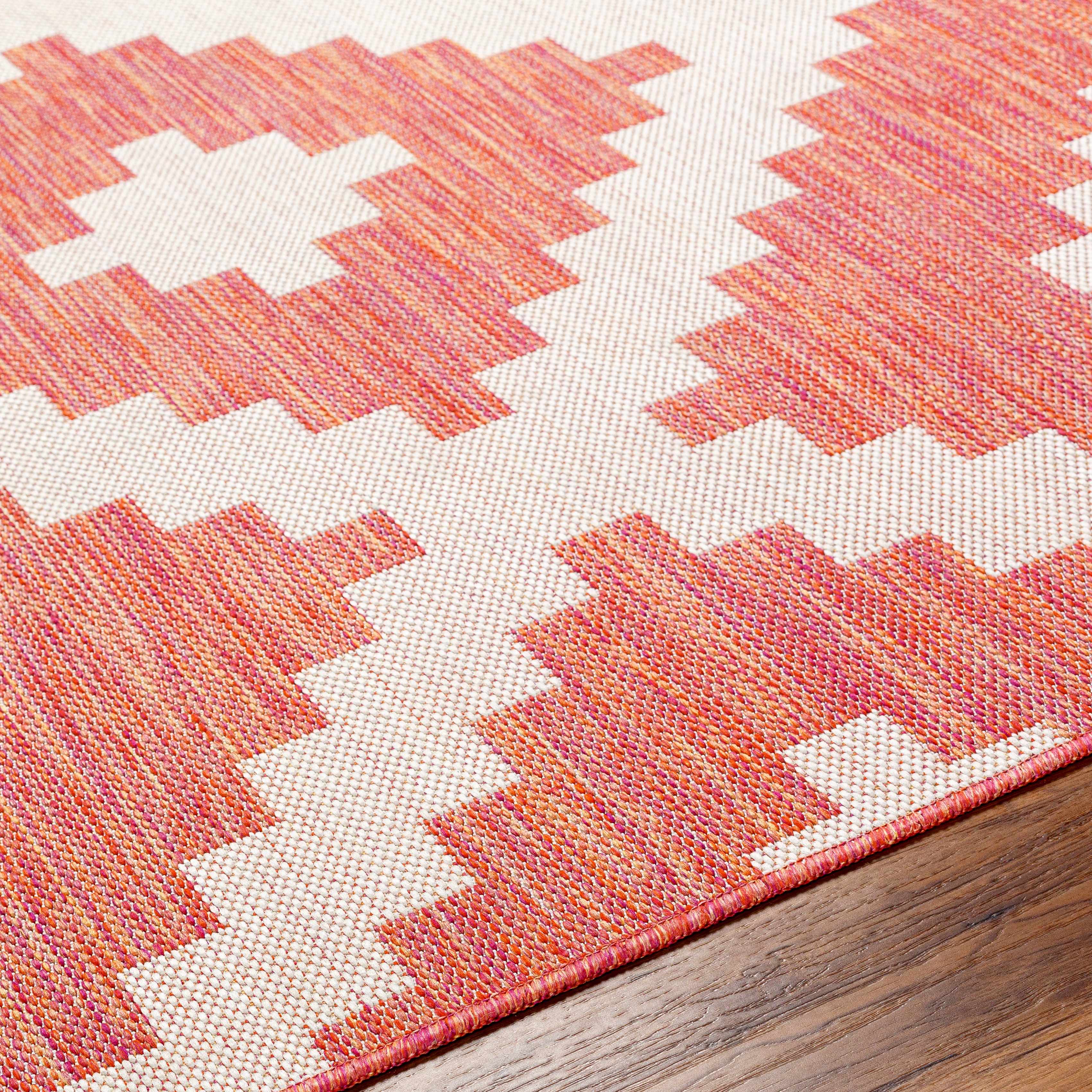 Anke Orange Area Rug - Clearance - Image 9