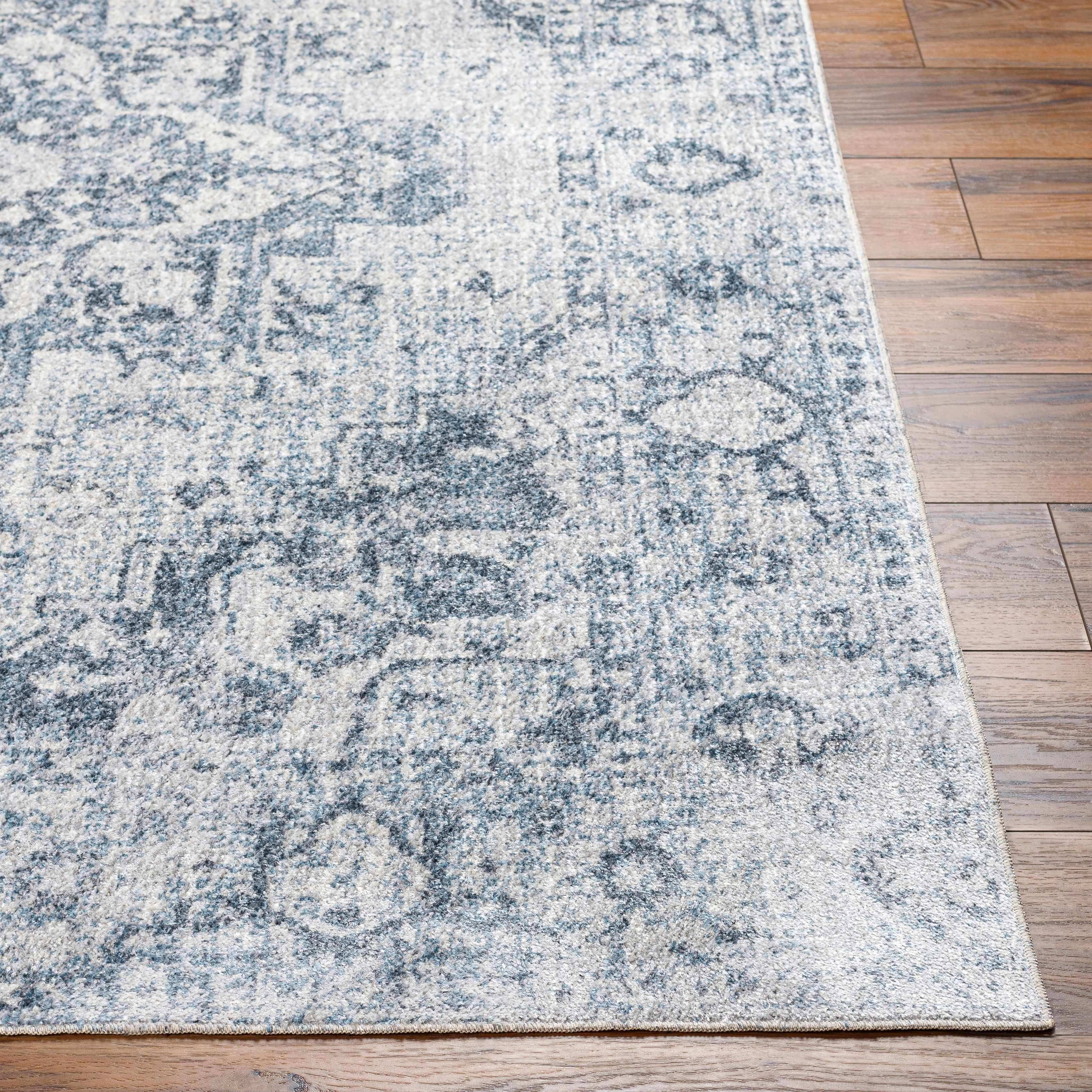 Ankti Aqua Washable Area Rug - Clearance - Image 3